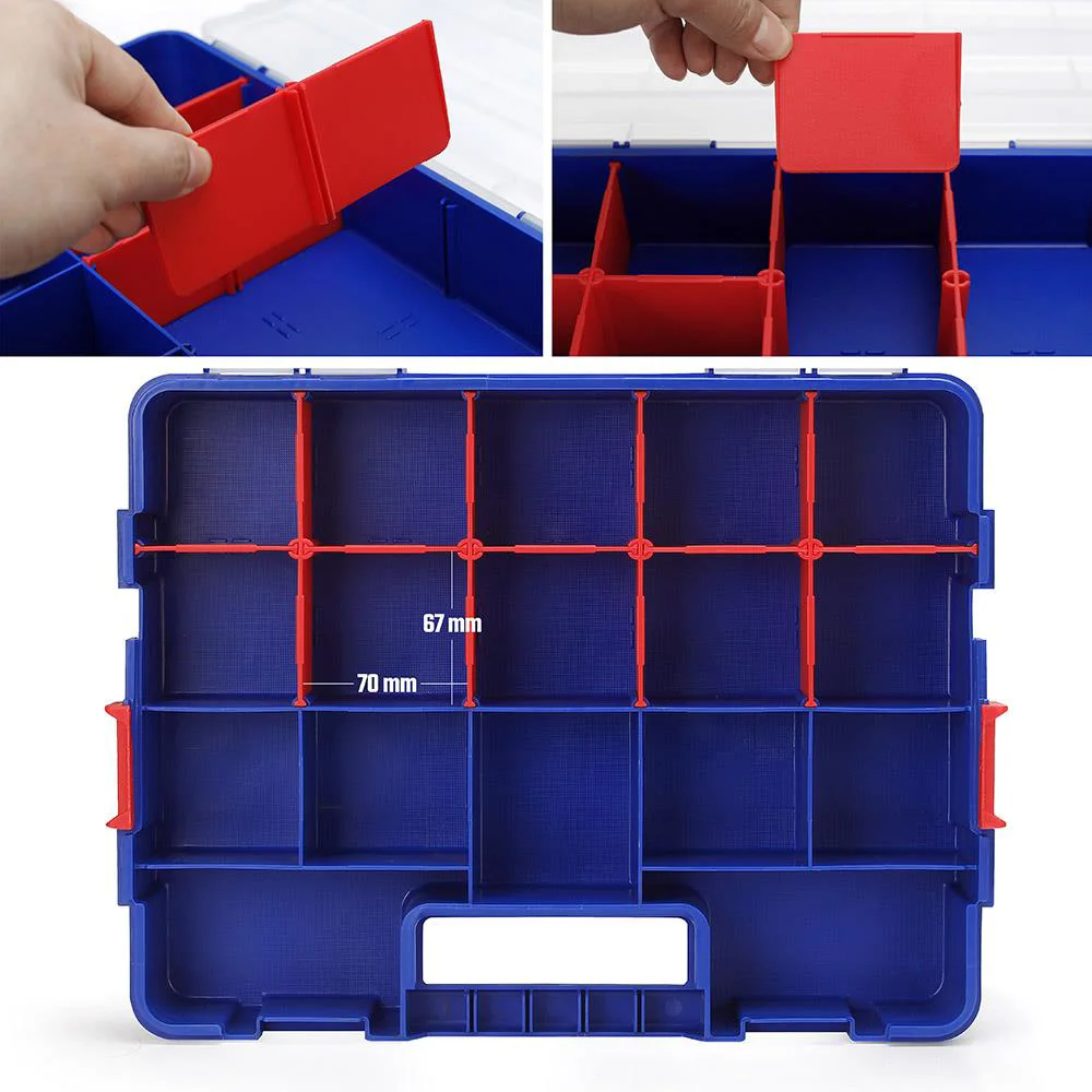 WORKPRO WP283007 38x30x6,8mm Profesyonel İstiflenebilir Organizer WORKPRO WP283007 38x30x6,8mm Profesyonel İstiflenebilir Organizer