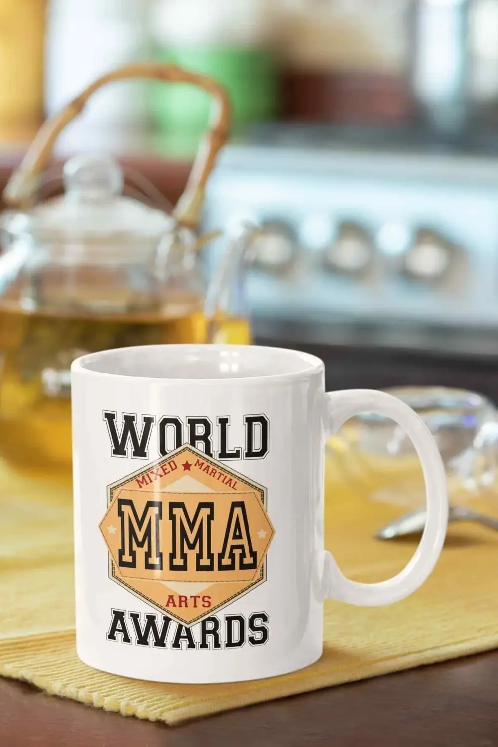 World Mma Awards Baskılı Porselen Kupa Bardak