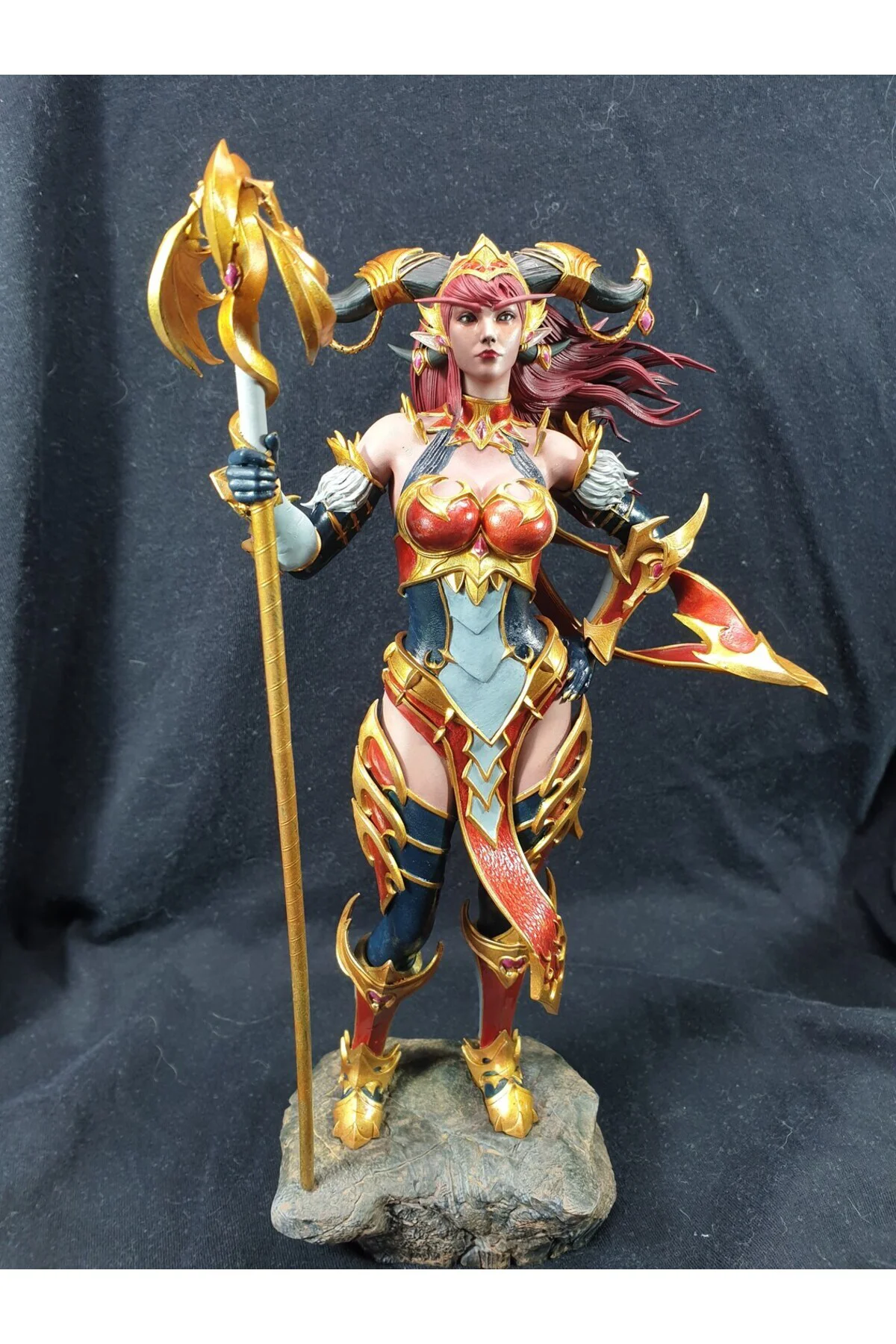 World Of Warcraft Alexstrasza Figür WOW Dragon Queen Obje 25CM Büyük Boy