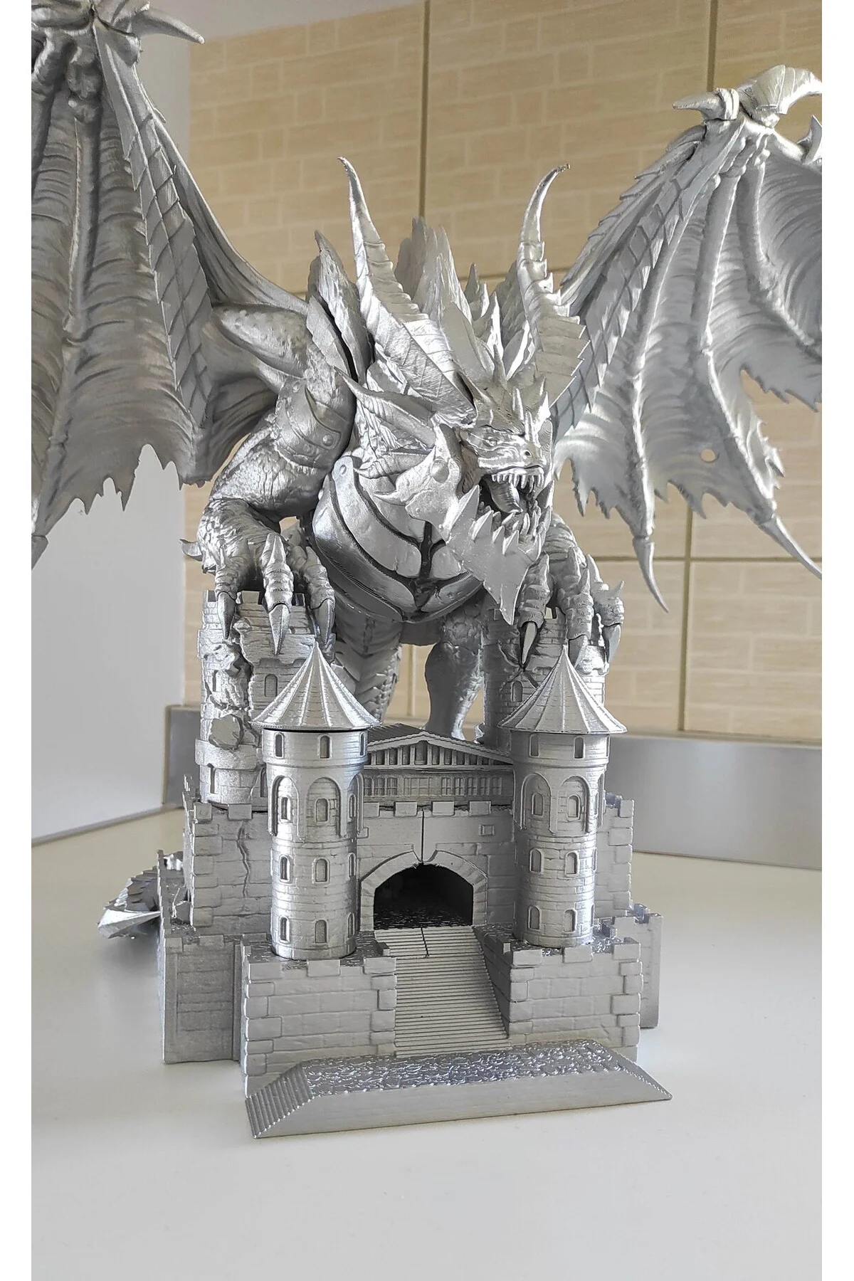 World Of Warcraft Deathwing Figür WOW Deathwing Obje 25CM Büyük Boy