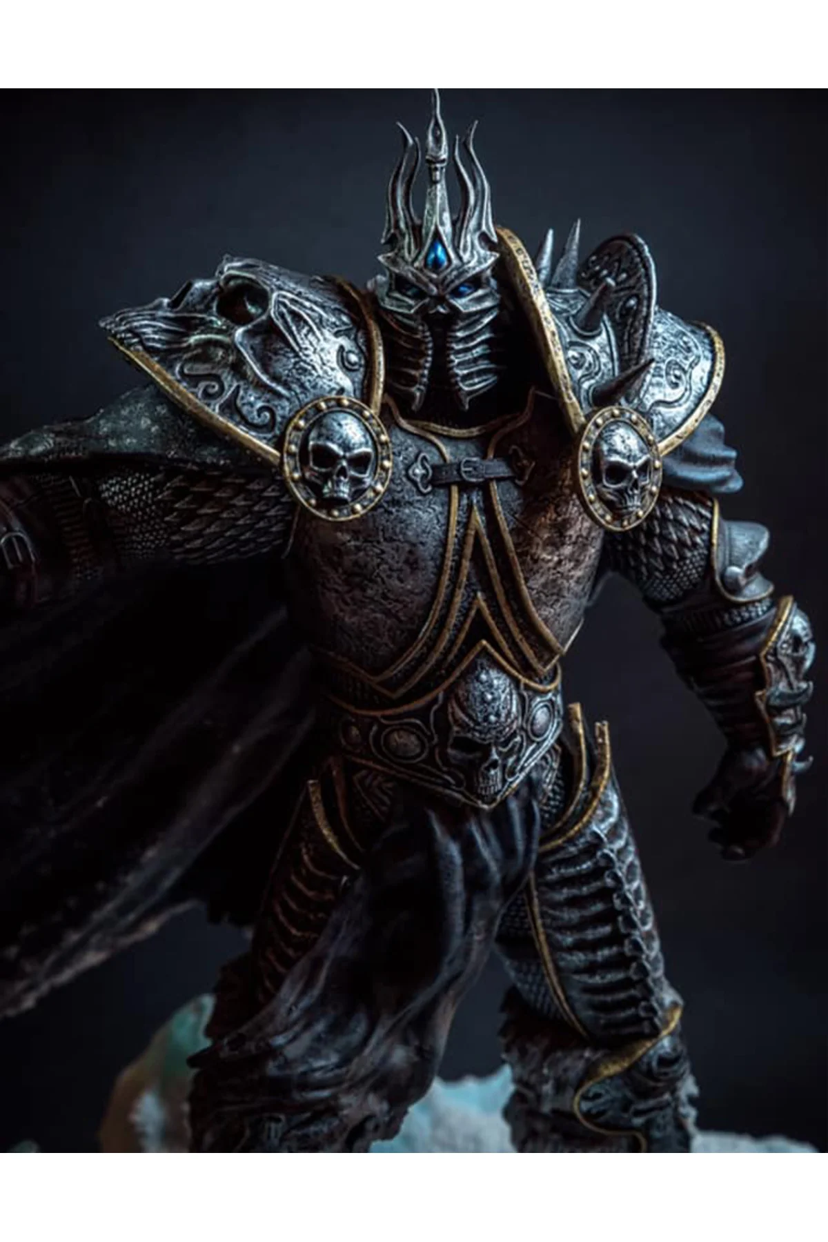 World of Warcraft Lich King Figür WOW Lich King Dekoratif Obje 25CM Büyük Boy