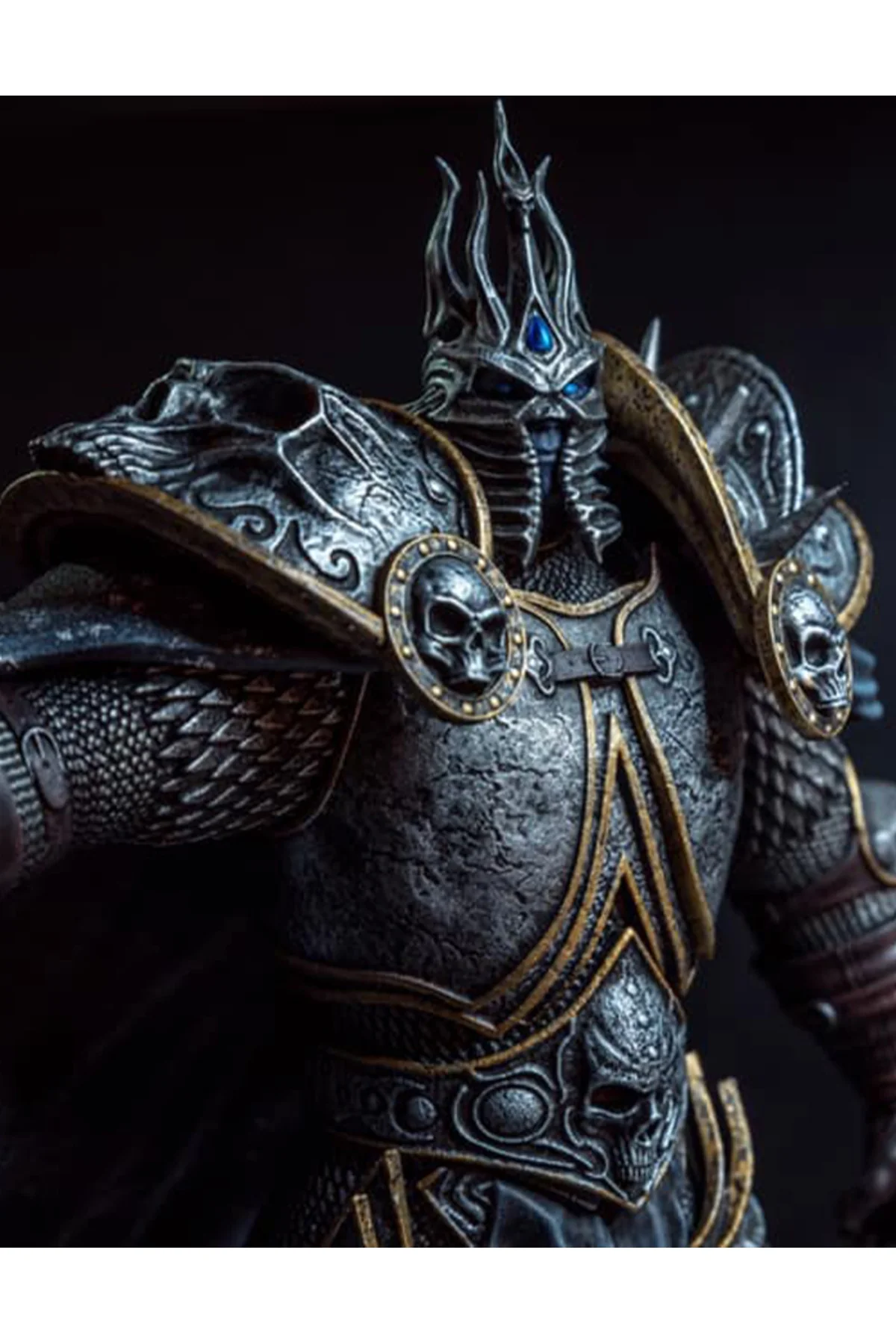 World of Warcraft Lich King Figür WOW Lich King Dekoratif Obje 25CM Büyük Boy