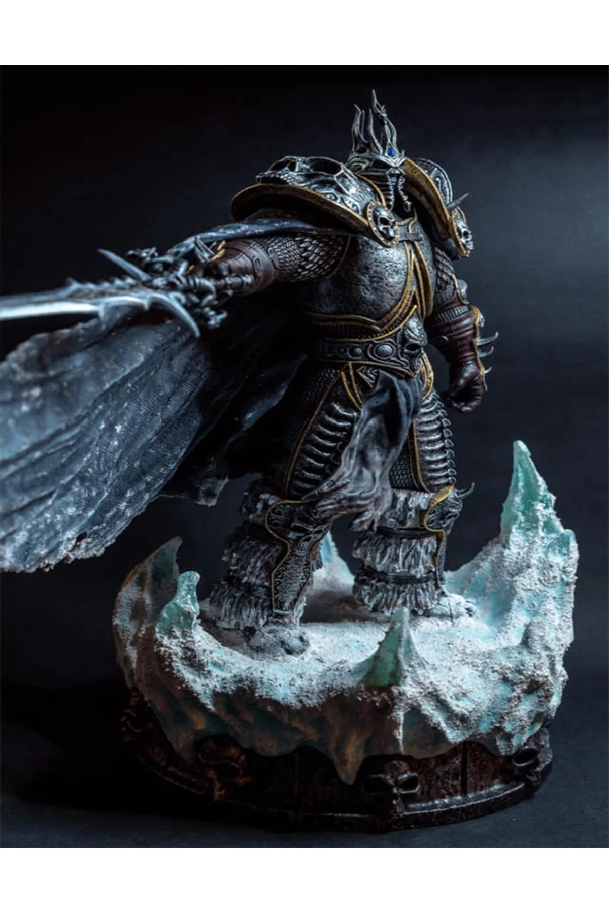 World of Warcraft Lich King Figür WOW Lich King Dekoratif Obje 25CM Büyük Boy