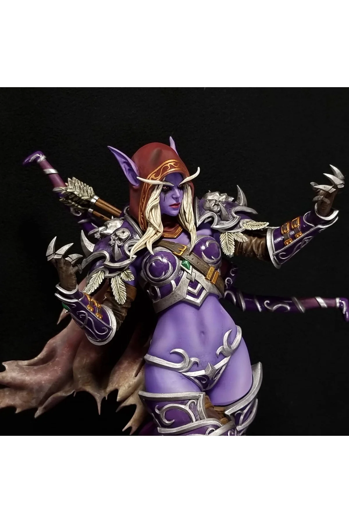 World Of Warcraft Sylvanas Figür WOW Sylvanas Windrunner Obje 25CM Büyük Boy