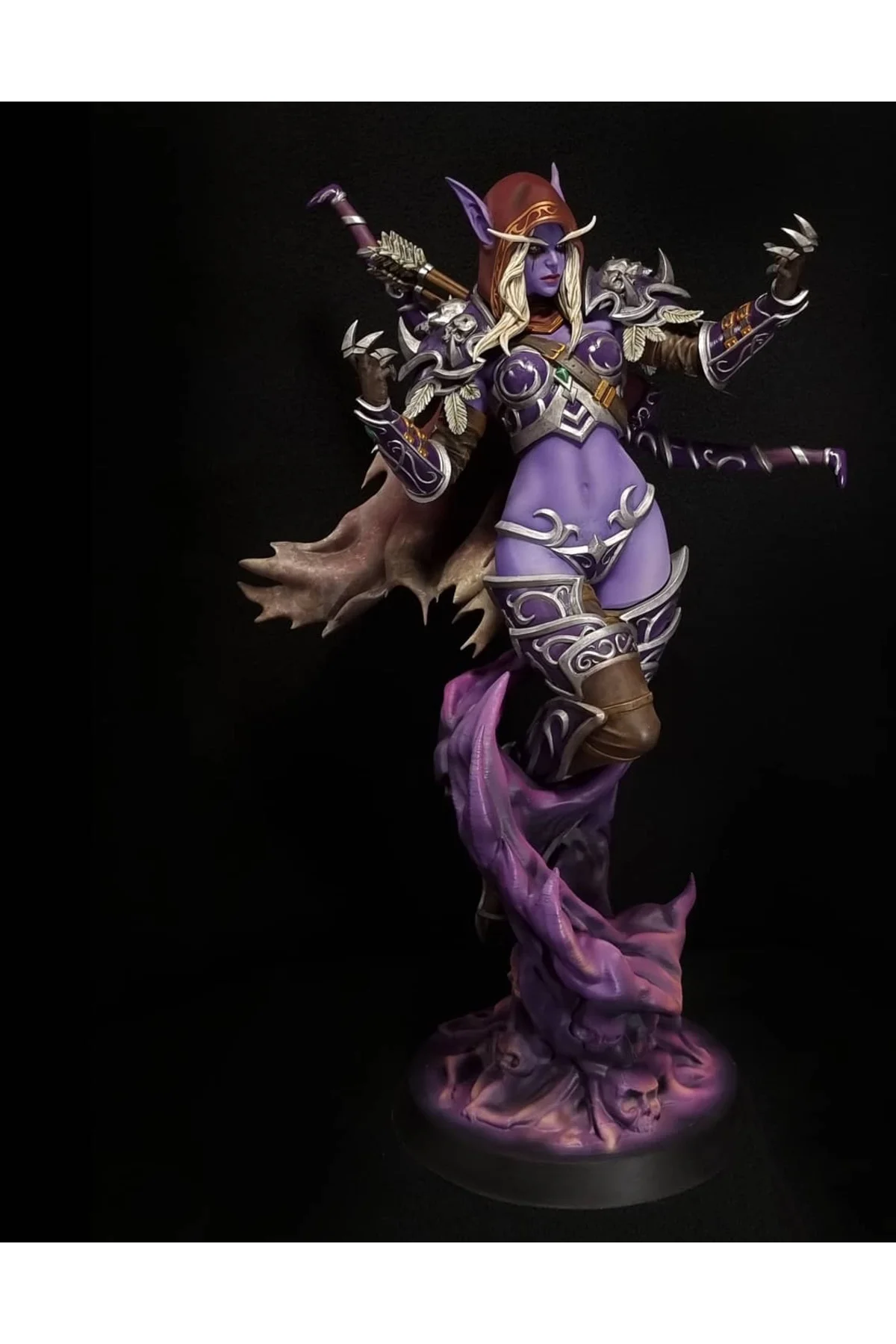 World Of Warcraft Sylvanas Figür WOW Sylvanas Windrunner Obje 25CM Büyük Boy