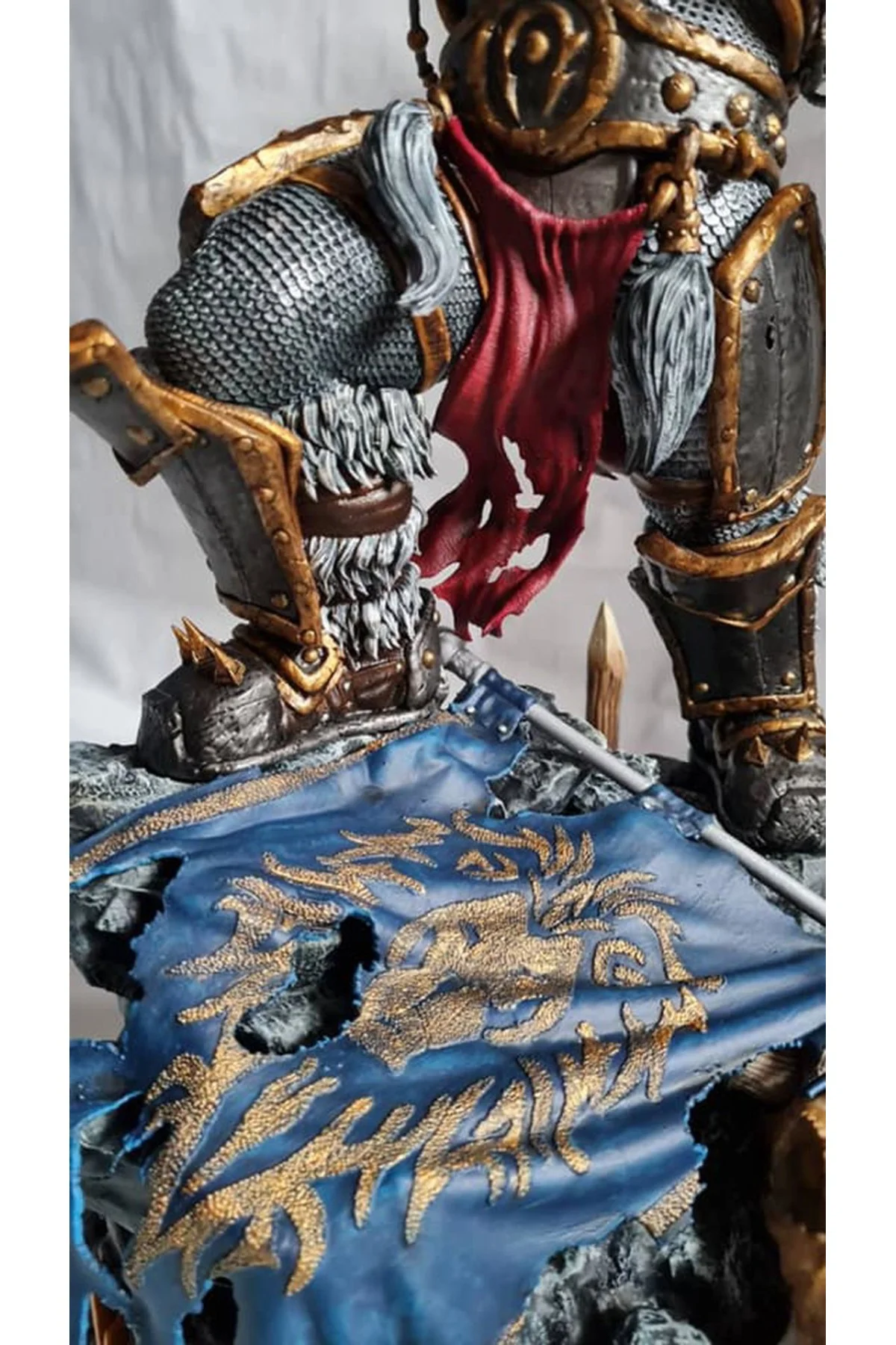 World Of Warcraft Thrall Figür WOW Thrall Warchief Obje 25CM Büyük Boy