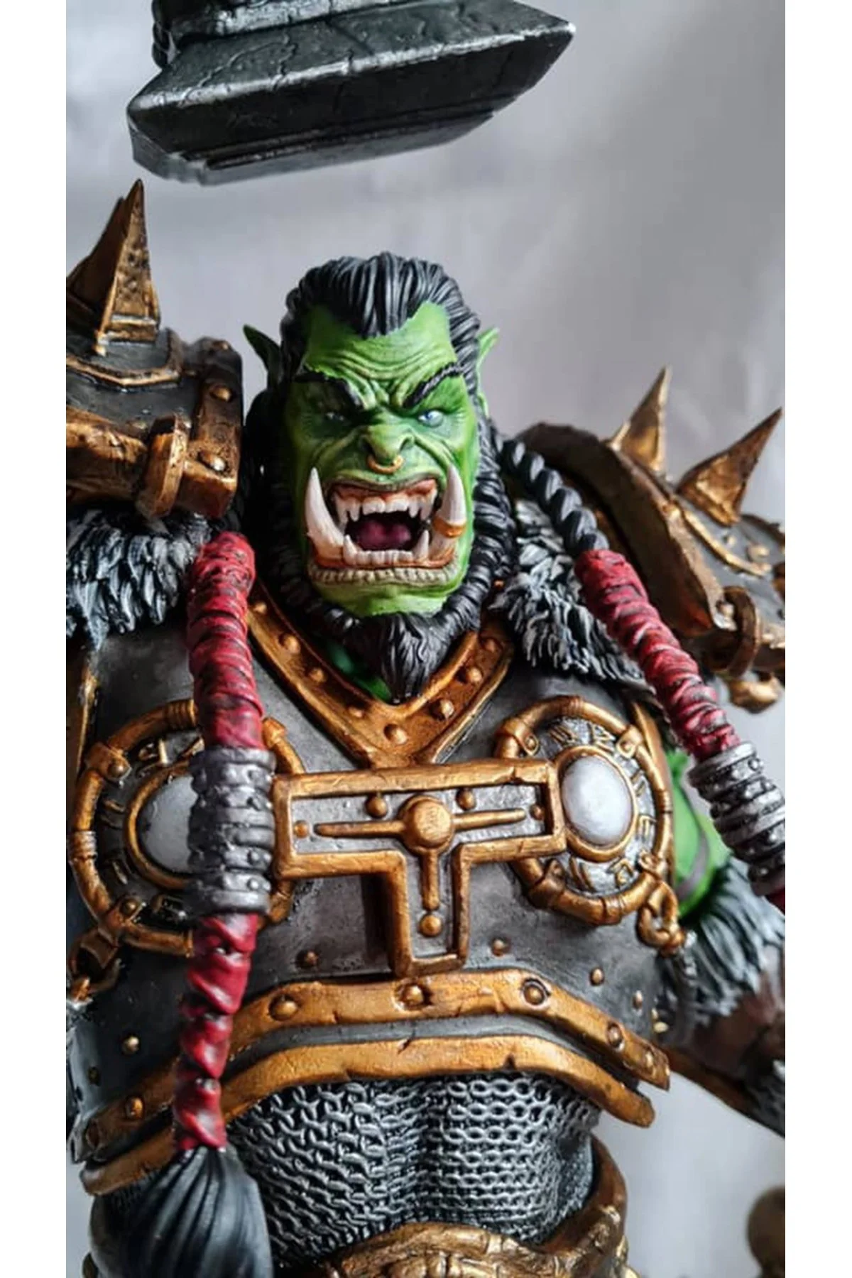 World Of Warcraft Thrall Figür WOW Thrall Warchief Obje 25CM Büyük Boy