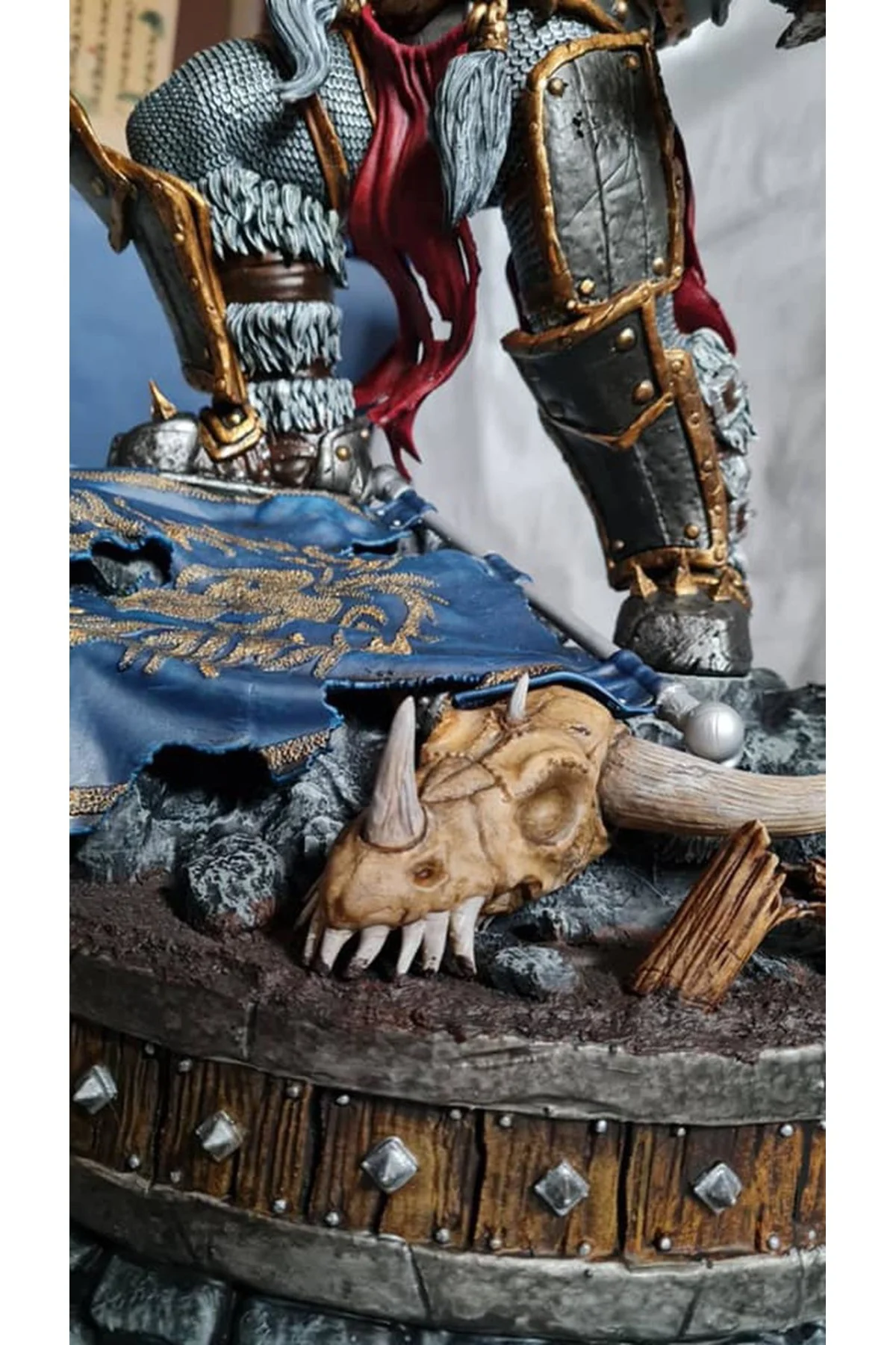 World Of Warcraft Thrall Figür WOW Thrall Warchief Obje 25CM Büyük Boy