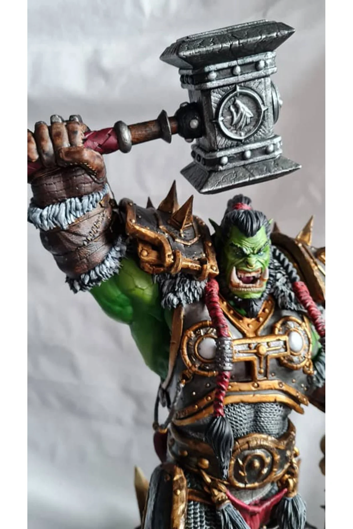World Of Warcraft Thrall Figür WOW Thrall Warchief Obje 25CM Büyük Boy