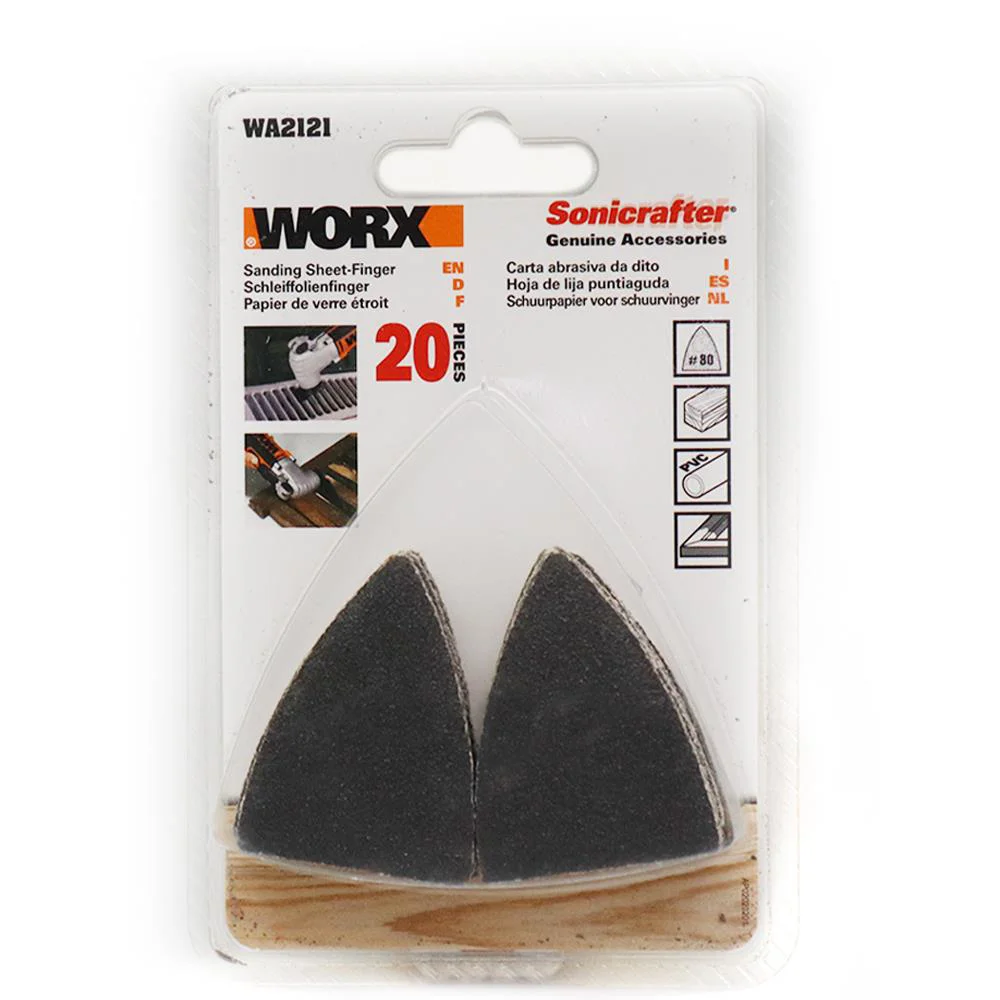 WORX WA2121 Çok Amaçlı Raspalama Makinası İçin 34x34mm 20Adet 80Kum Cırtlı Universal Parmak Zımpara Kâğıdı WORX WA2121 Çok Amaçlı Raspalama Makinası İçin 34x34mm 20Adet 80Kum Cırtlı Universal Parmak Zımpara Kâğıdı