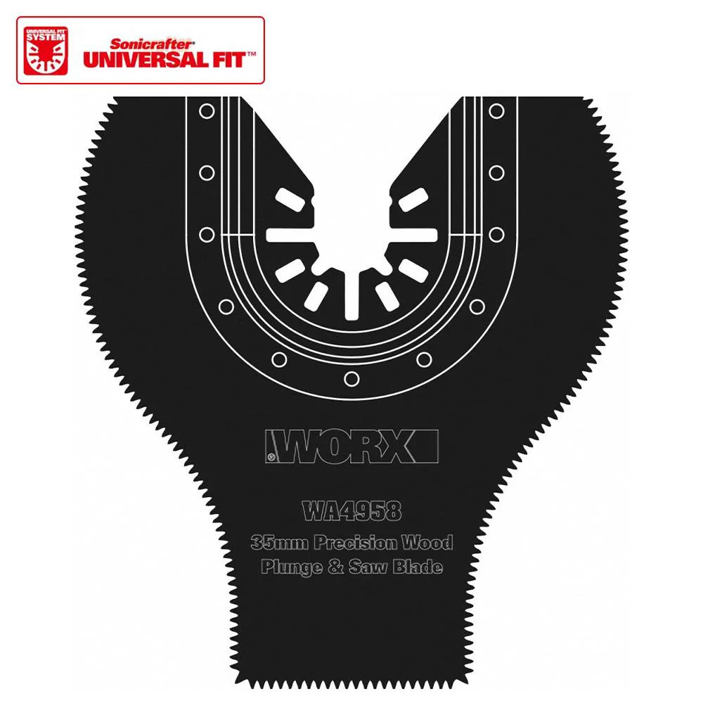 WORX WA4958 Çok Amaçlı Raspalama Makinası İçin 35x80mm 180˚ Ahşap, Fiberglas, PVC Universal Dalma/Kesme Bıçağı WORX WA4958 Çok Amaçlı Raspalama Makinası İçin 35x80mm 180˚ Ahşap, Fiberglas, PVC Universal Dalma/Kesme Bıçağı