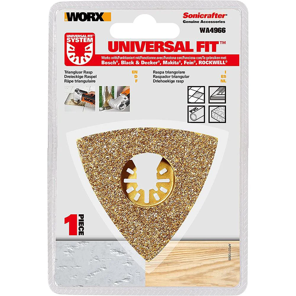 WORX WA4966 Çok Amaçlı Raspalama Makinası İçin 75x75mm Karbür Kaplama Harç, Boya, Yapıştırıcı Universal Zımpara Başlığı WORX WA4966 Çok Amaçlı Raspalama Makinası İçin 75x75mm Karbür Kaplama Harç, Boya, Yapıştırıcı Universal Zımpara Başlığı