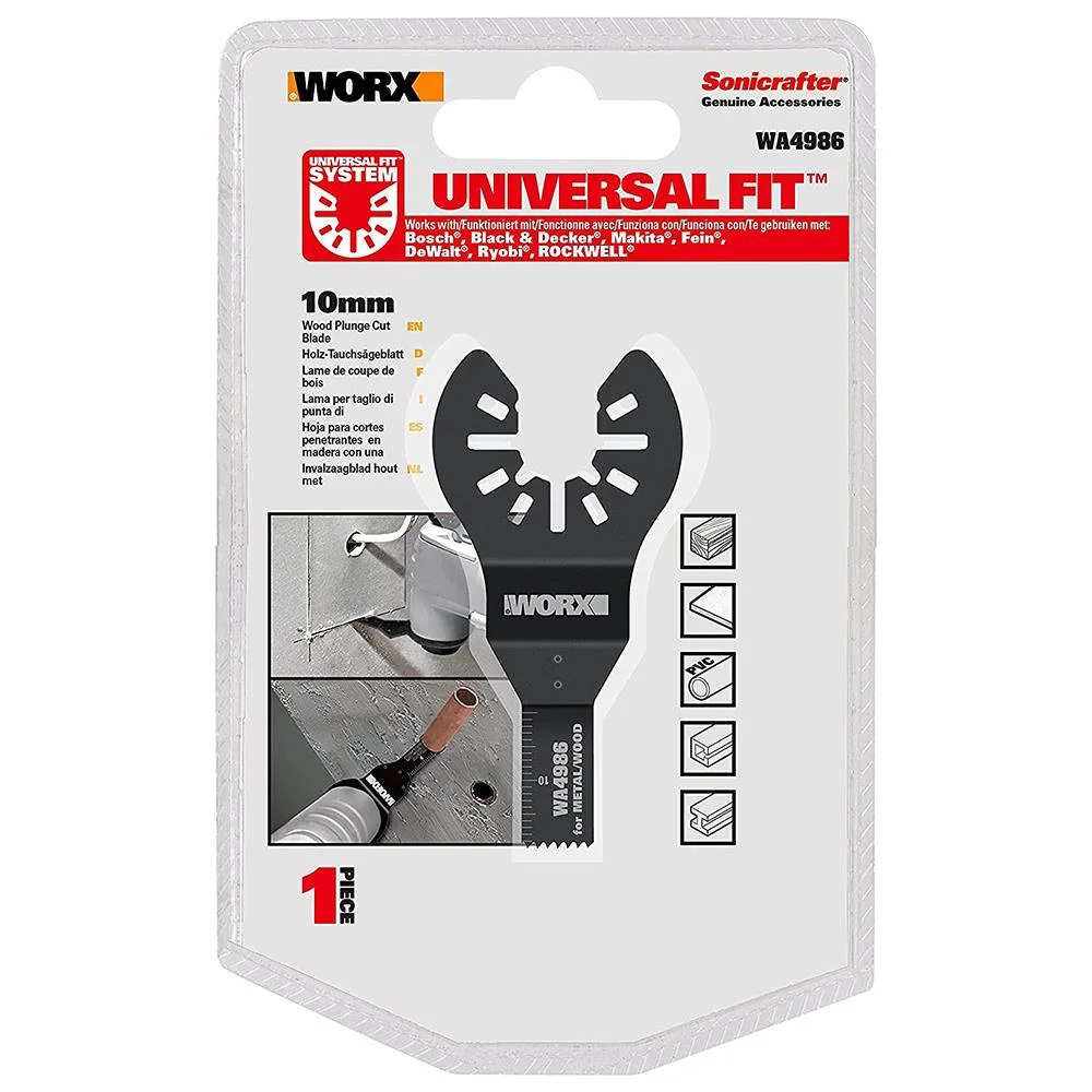 WORX WA4986 Çok Amaçlı Raspalama Makinası İçin 10x20mm Metal, Ahşap, Fiberglas, PVC Universal Hassas Kesme Bıçağı WORX WA4986 Çok Amaçlı Raspalama Makinası İçin 10x20mm Metal, Ahşap, Fiberglas, PVC Universal Hassas Kesme Bıçağı
