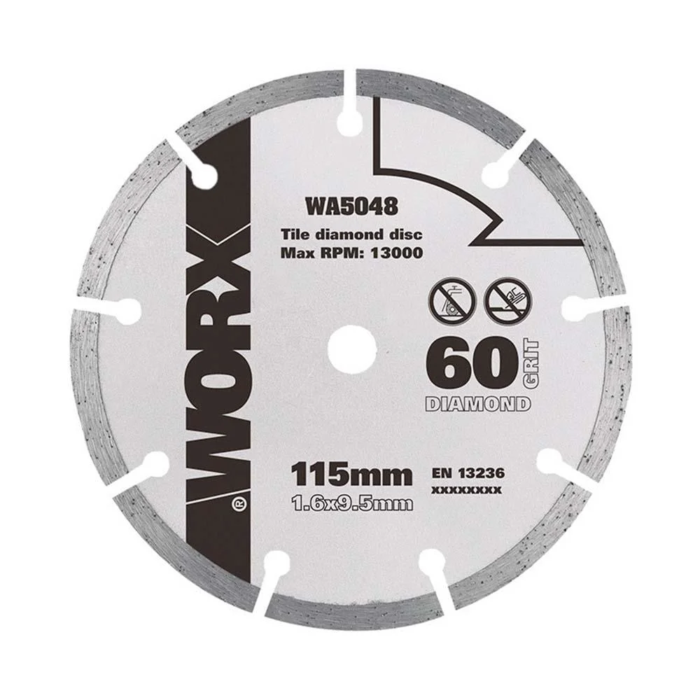 WORX WA5048 115x9,5mm Fayans, Seramik, Mermer Kesme Soketli Elmas Daire Testere Bıçağı WORX WA5048 115x9,5mm Fayans, Seramik, Mermer Kesme Soketli Elmas Daire Testere Bıçağı