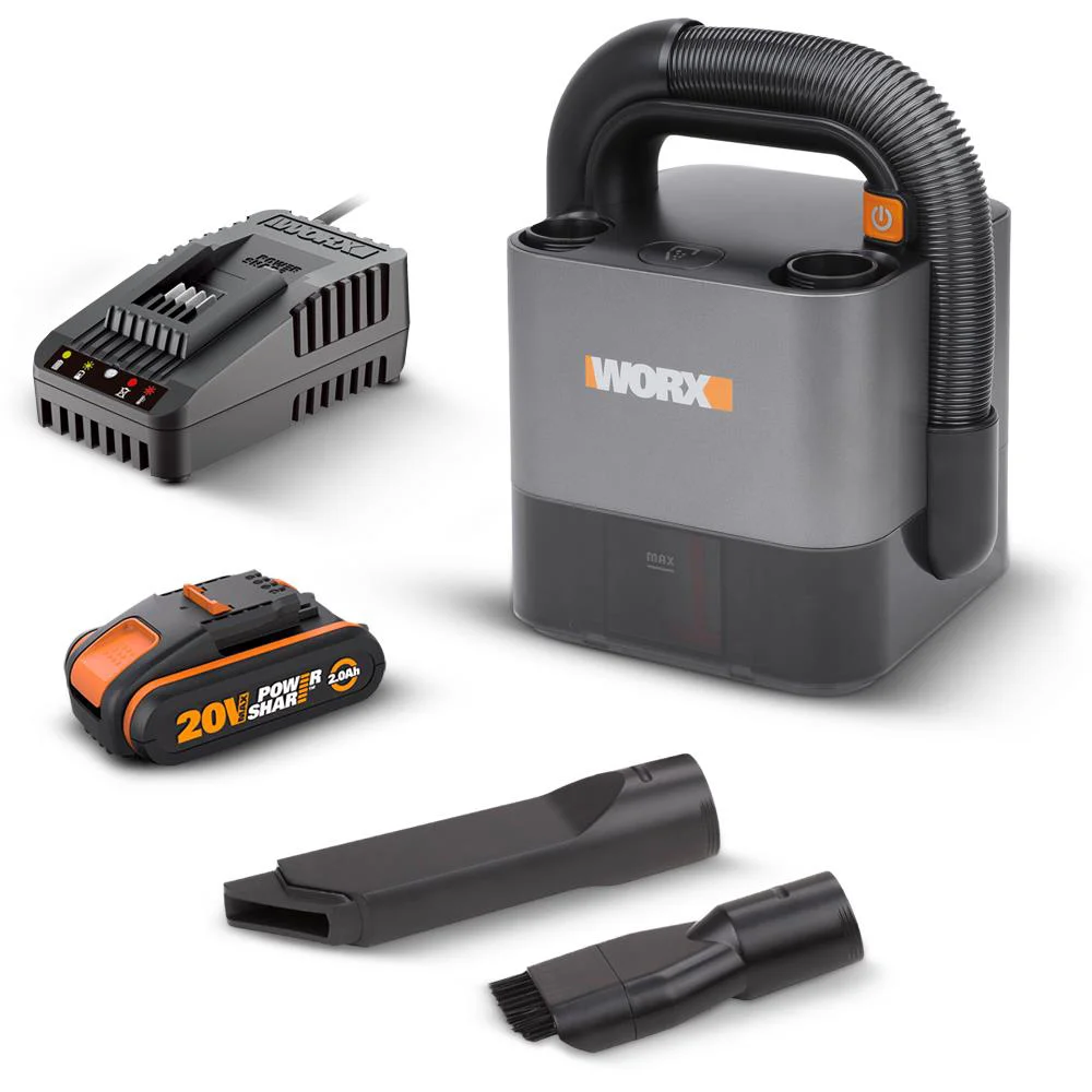 WORX WX030 20Volt 2.0Ah. 30W/10Kpa Li-ion Flexi Esnek Hortumlu Profesyonel Kompakt Şarjlı Süpürge WORX WX030 20Volt 2.0Ah. 30W/10Kpa Li-ion Flexi Esnek Hortumlu Profesyonel Kompakt Şarjlı Süpürge
