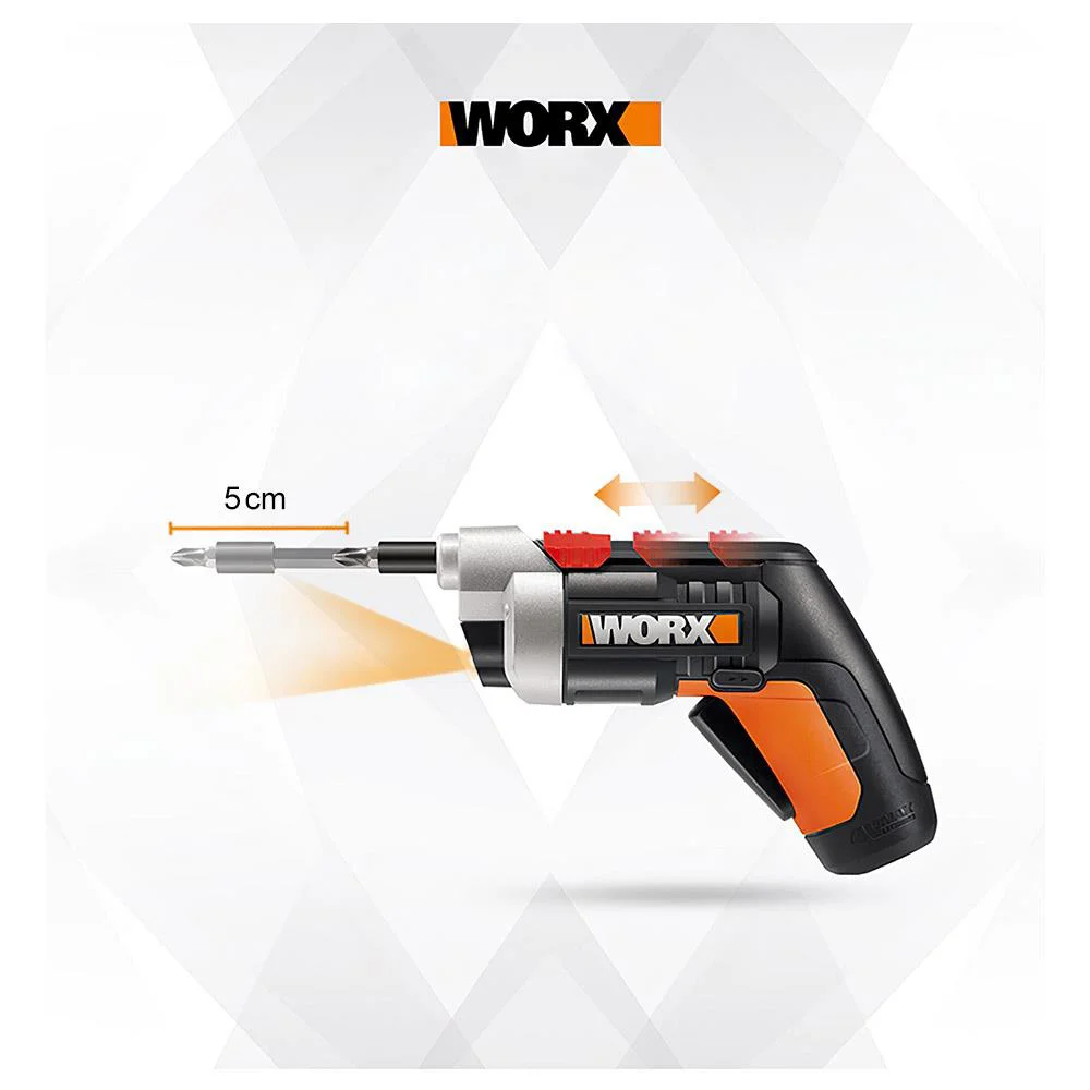WORX WX252 4Volt/1.5Ah. Li-ion Şarjlı Tornavida + 10 adet Bits Uç WORX WX252 4Volt/1.5Ah. Li-ion Şarjlı Tornavida + 10 adet Bits Uç