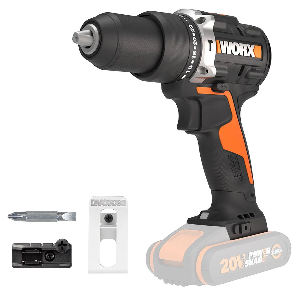 WORX WX352.9 20Volt Kömürsüz Profesyonel Şarjlı Darbeli Matkap (Akü Dahil Değildir) WORX WX352.9 20Volt Kömürsüz Profesyonel Şarjlı Darbeli Matkap (Akü Dahil Değildir)