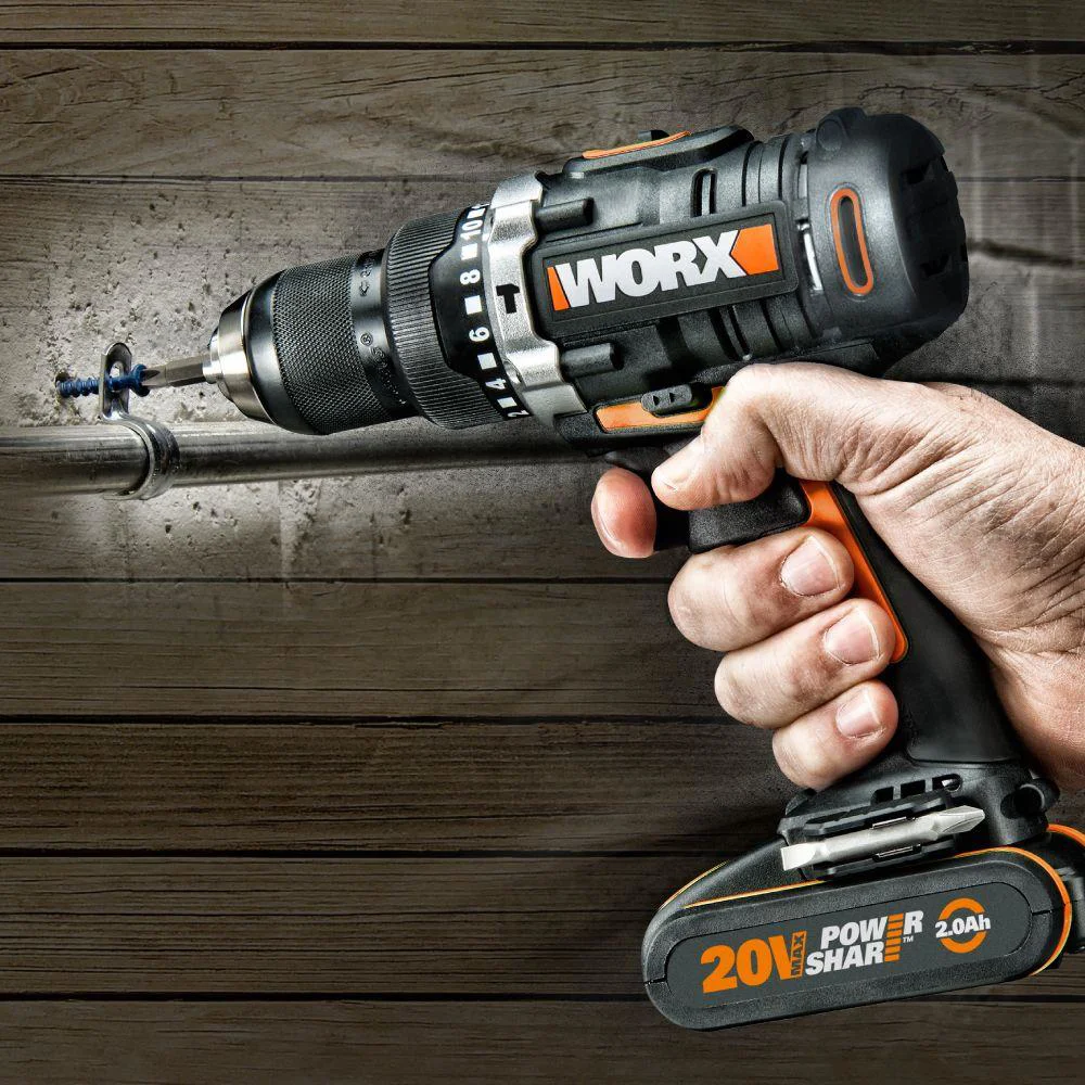WORX WX352.9 20Volt Kömürsüz Profesyonel Şarjlı Darbeli Matkap (Akü Dahil Değildir) WORX WX352.9 20Volt Kömürsüz Profesyonel Şarjlı Darbeli Matkap (Akü Dahil Değildir)