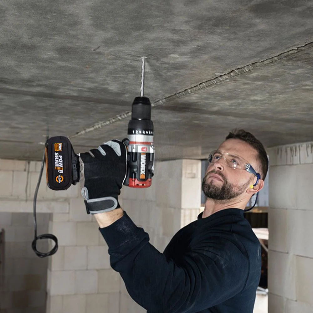 WORX WX354.4 20Volt/4.0Ah Li-ion Çift Akülü Kömürsüz Profesyonel Şarjlı Darbeli Matkap WORX WX354.4 20Volt/4.0Ah Li-ion Çift Akülü Kömürsüz Profesyonel Şarjlı Darbeli Matkap