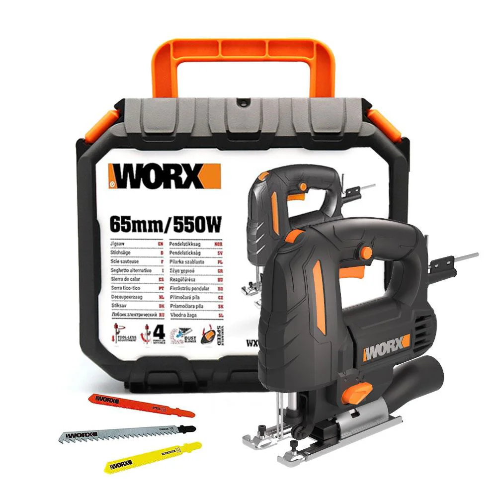 WORX WX463 550Watt Devir Ayarlı Profesyonel Dekupaj Testere WORX WX463 550Watt Devir Ayarlı Profesyonel Dekupaj Testere