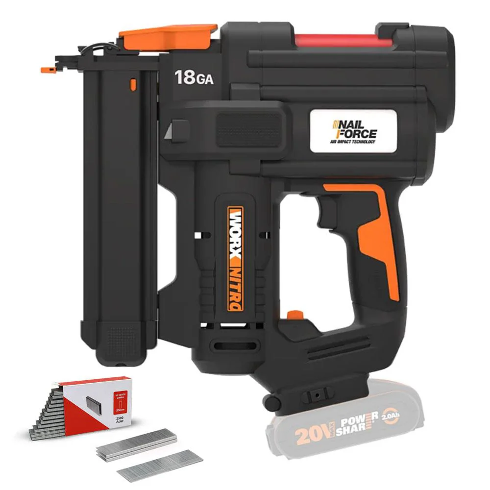 WORX WX844.9 20Volt 16-40mm Profesyonel Şarjlı Zımba Makinesi + 2700 Adet Yedek Zımba (Akü Dahil Değildir) WORX WX844.9 20Volt 16-40mm Profesyonel Şarjlı Zımba Makinesi + 2700 Adet Yedek Zımba (Akü Dahil Değildir)