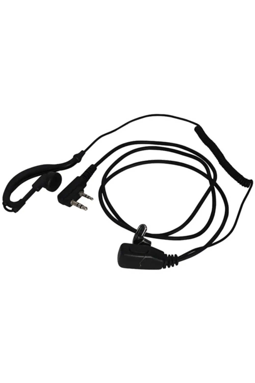 Wouxun KG-UV9D Telsiz Kulaklık Siyah Spiral Arkalıklı Mars Wln Uy