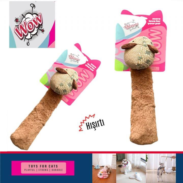 Wow  Kedi Oyuncak Uzun Kuyruklu Fare
