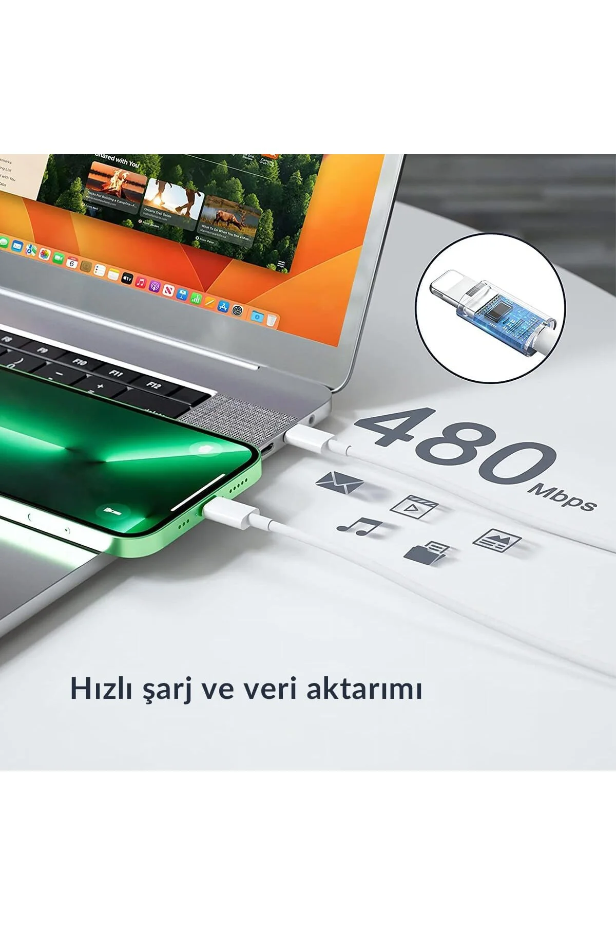 Woyax iPad 7./8./9. Nesil Şarj Aleti/Cihazı Seti 20W Lightning