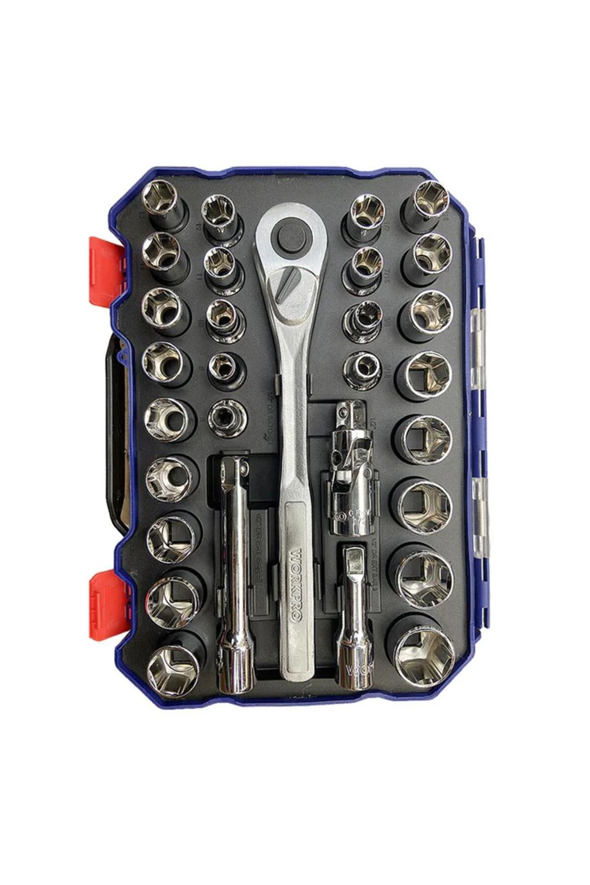 WP202525 30 Parça 1/2’’ CR-V Metrik/İnç Profesyonel Lokma Takımı