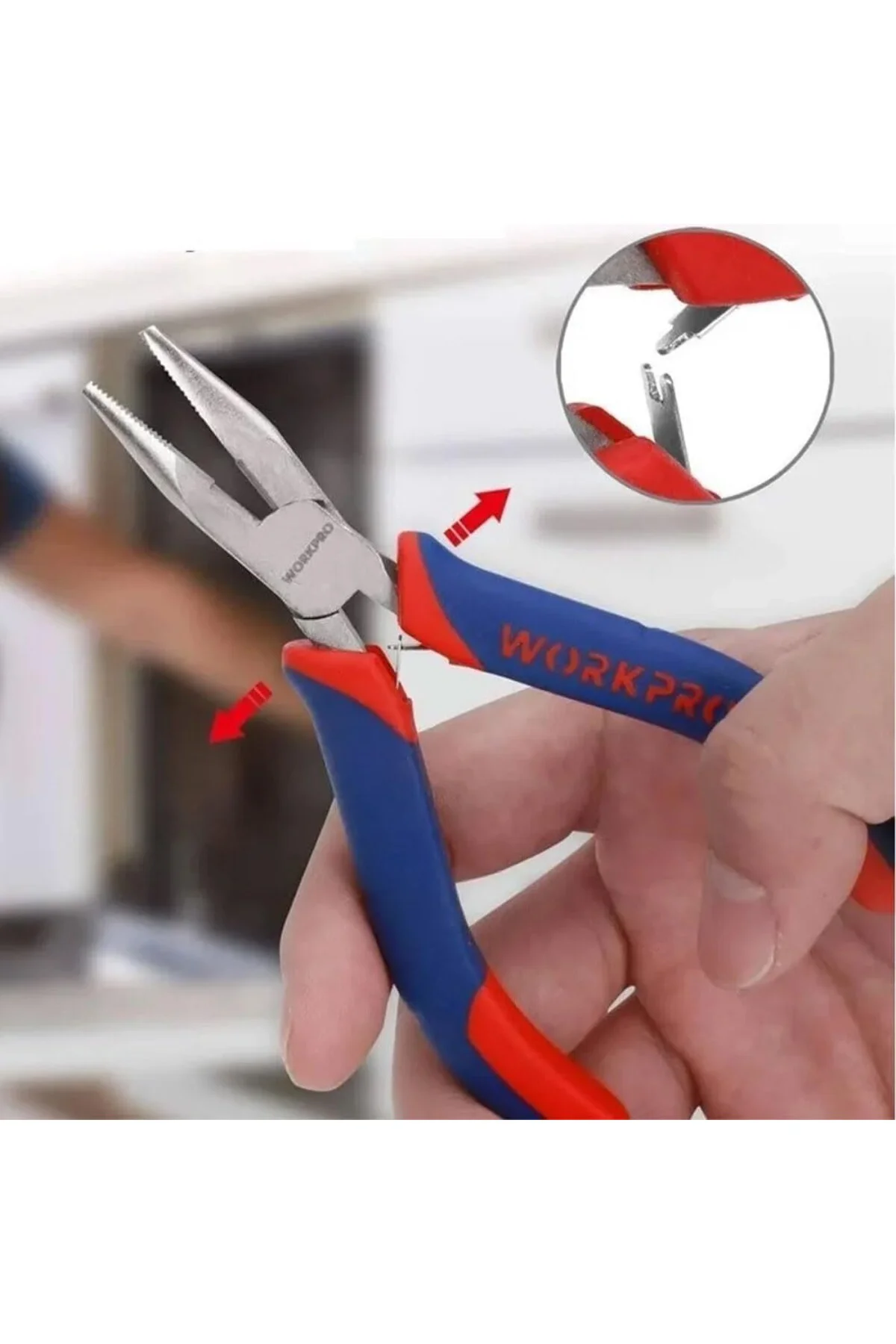 WP231095 125 mm CR-V Elektronikçi Profesyonel Mini Kargaburnu
