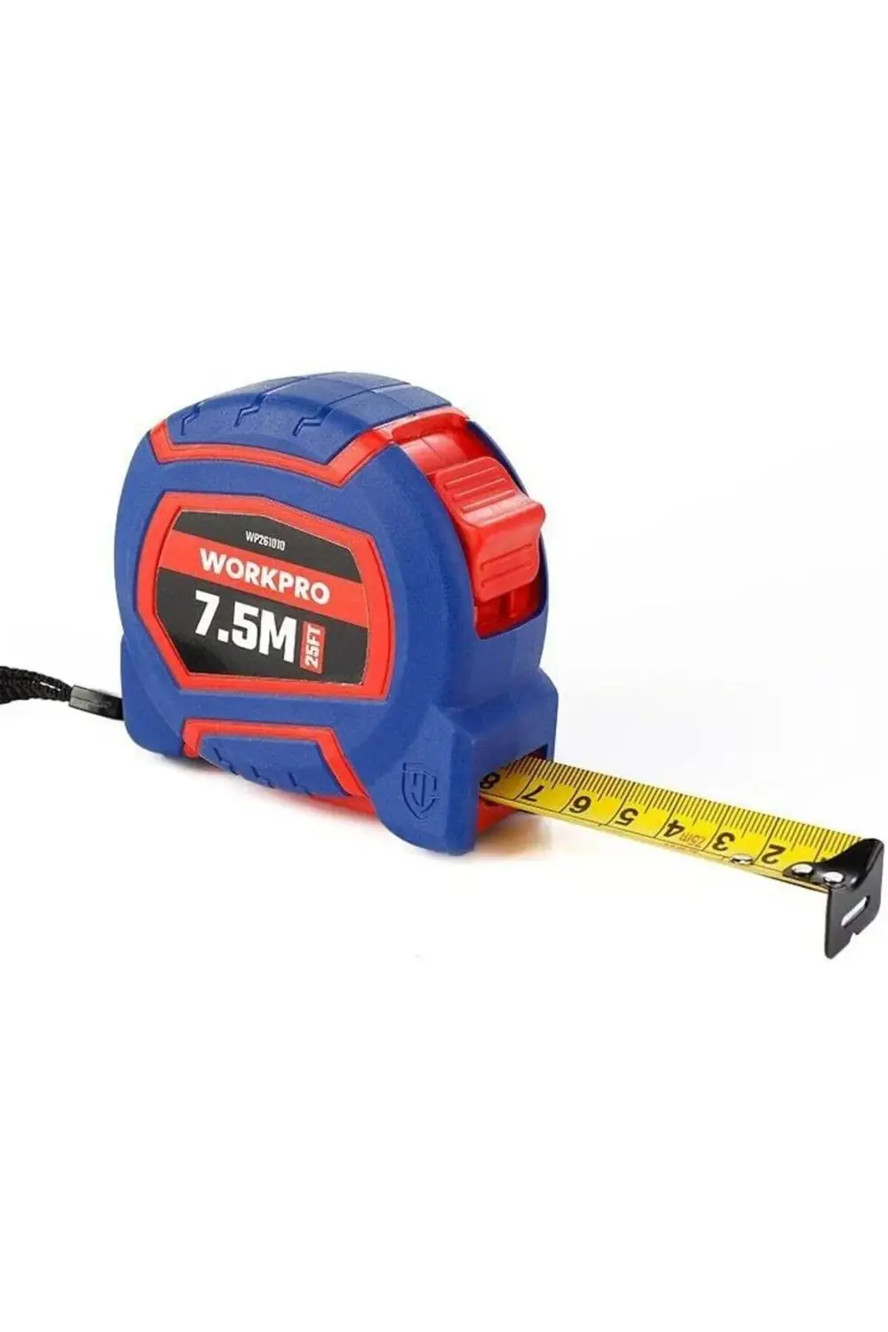 WP261010 7,5Mx25mm/25Ft. Kaplama Sarı Çelik Şerit Metre 1185222