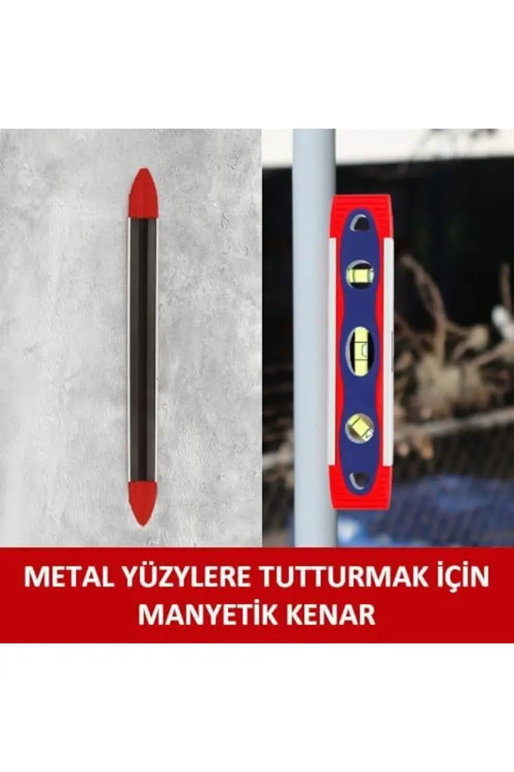 WP262027 225MM Manyetik Şoka Dayanıklı Torpedo Su Terazisi 120075