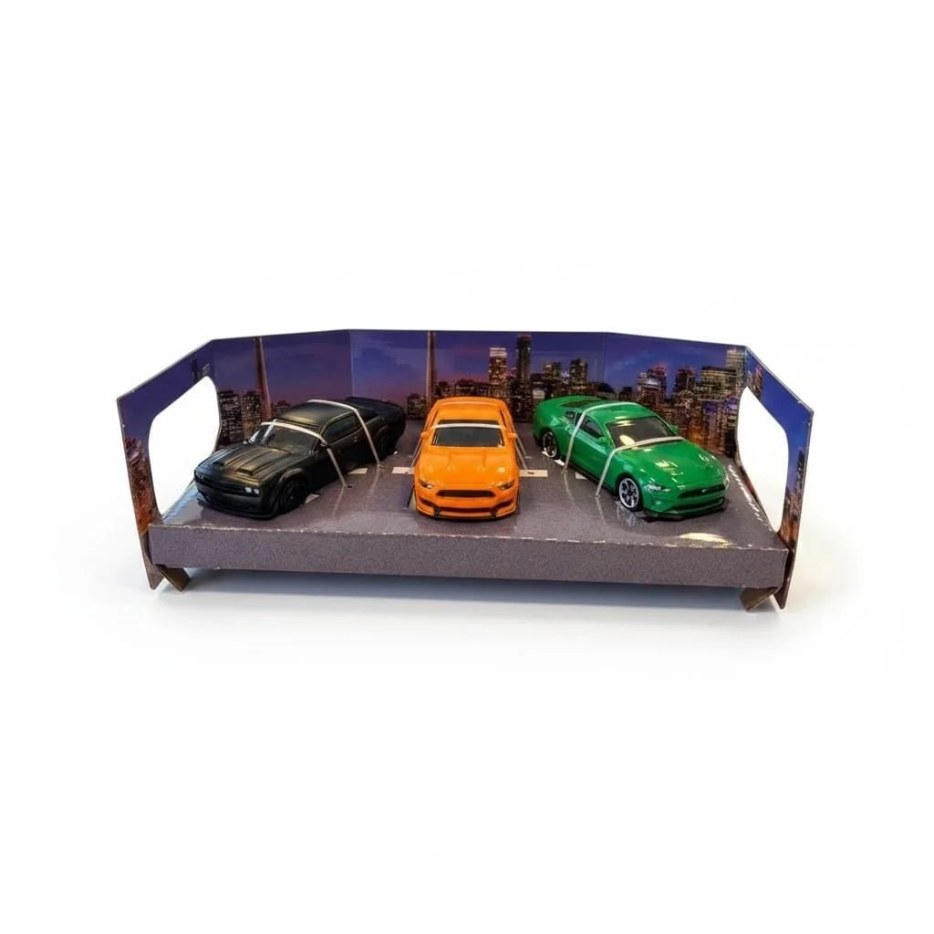 WP6433  1/64 DODGE CHALLENGER,FORD MUSTANG-EKN