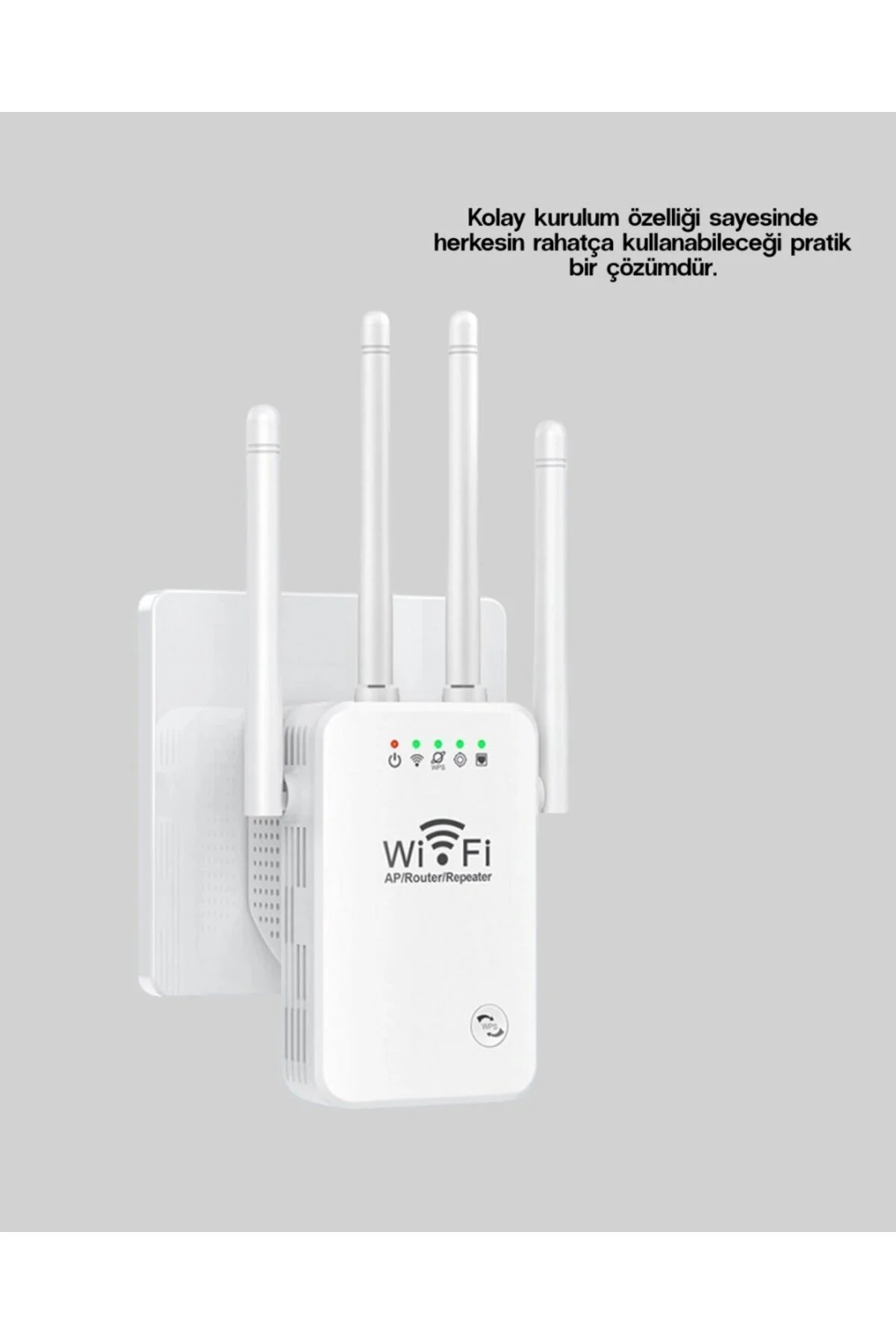 Wps Destekli 2.4ghz + 5ghz Wifi Sinyal Güçlendirici