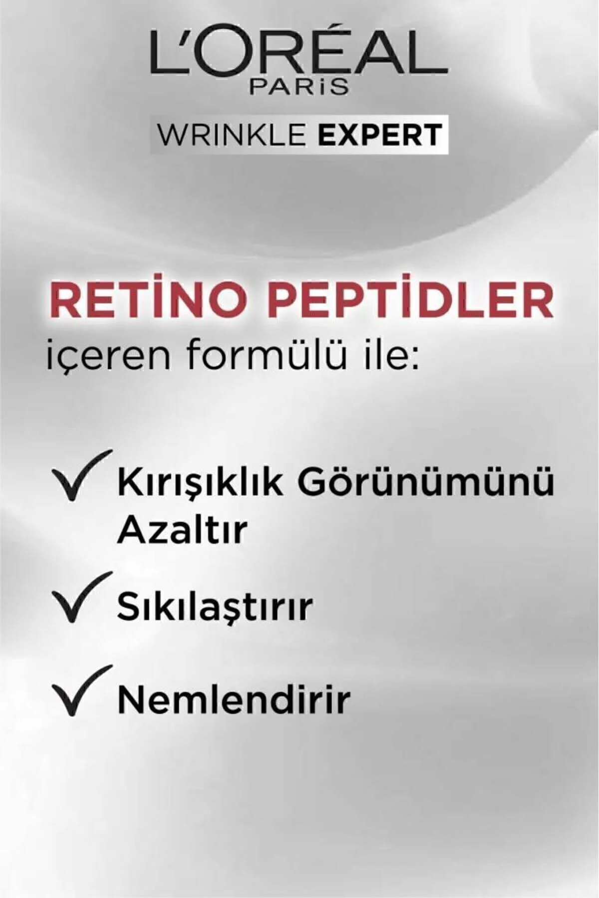 Wrinkle Expert Kırışıklık Karşıtı [Retino Peptit] İçeren Gündüz Yüz Bakım Kremi 50 ml