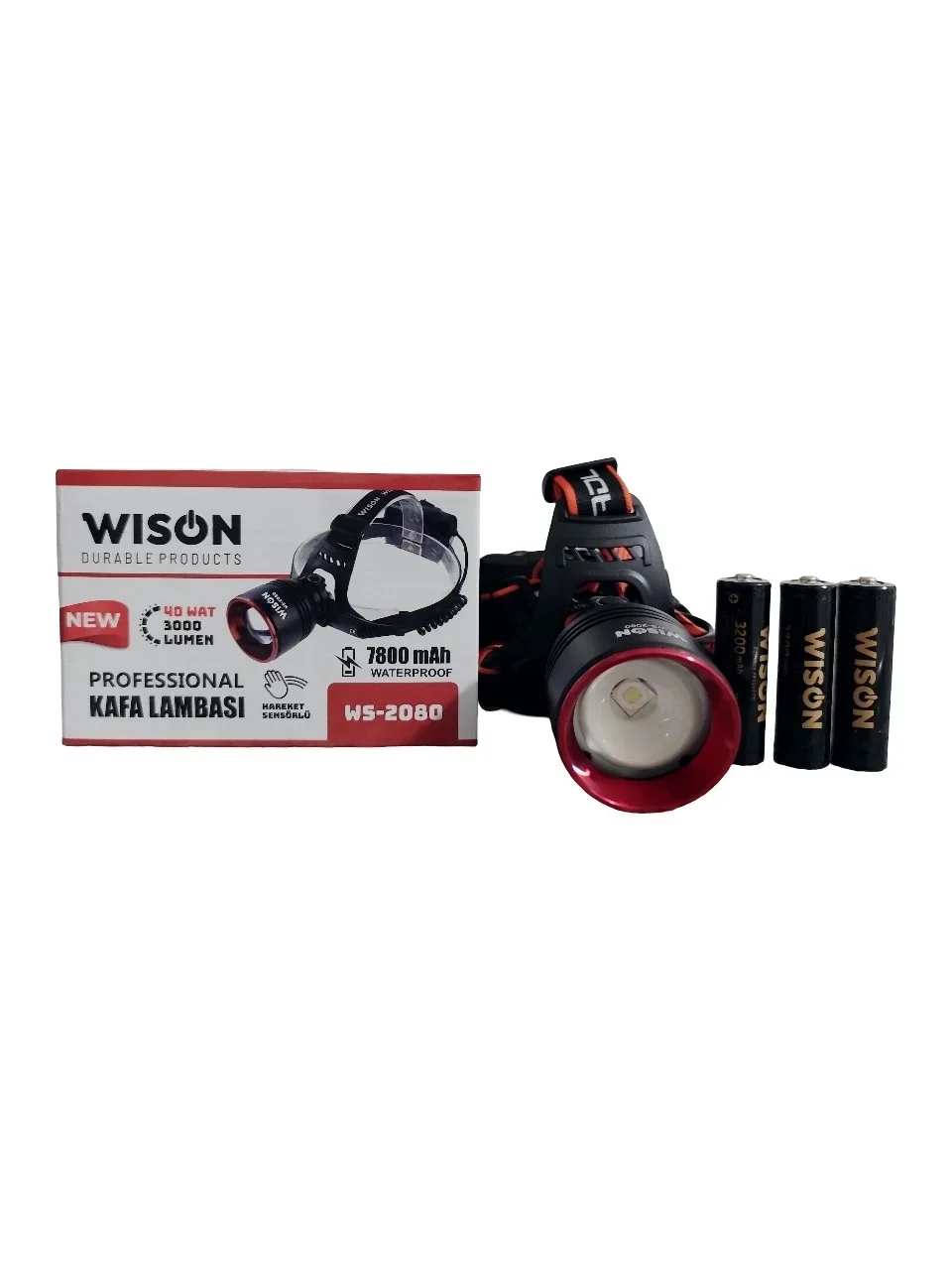 Ws-2080 Profesyonel Kafa Lambası 3000 Lümen 40 Watt Bx40 Fiyatı, Yorumları ve Özellikleri