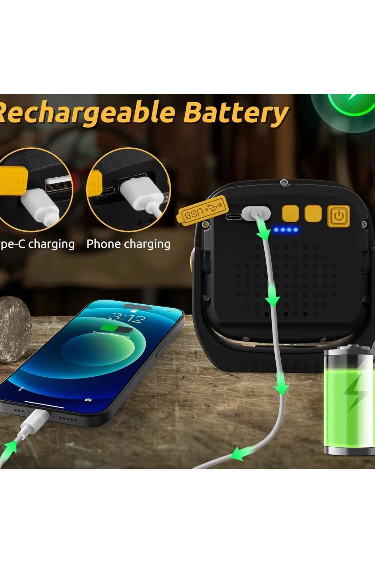 Ws-4343 Çok Fonksiyonlu Powerbanklı Solar Şarjlı Kamp Lambası Ws-4343 Çok Fonksiyonlu Powerbanklı Solar Şarjlı Kamp Lambası