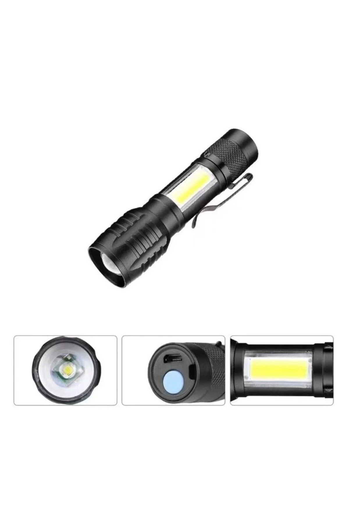 Ws-5454 Cob Led Usb Şarjlı Mini El Feneri Ws-5454 Cob Led Usb Şarjlı Mini El Feneri