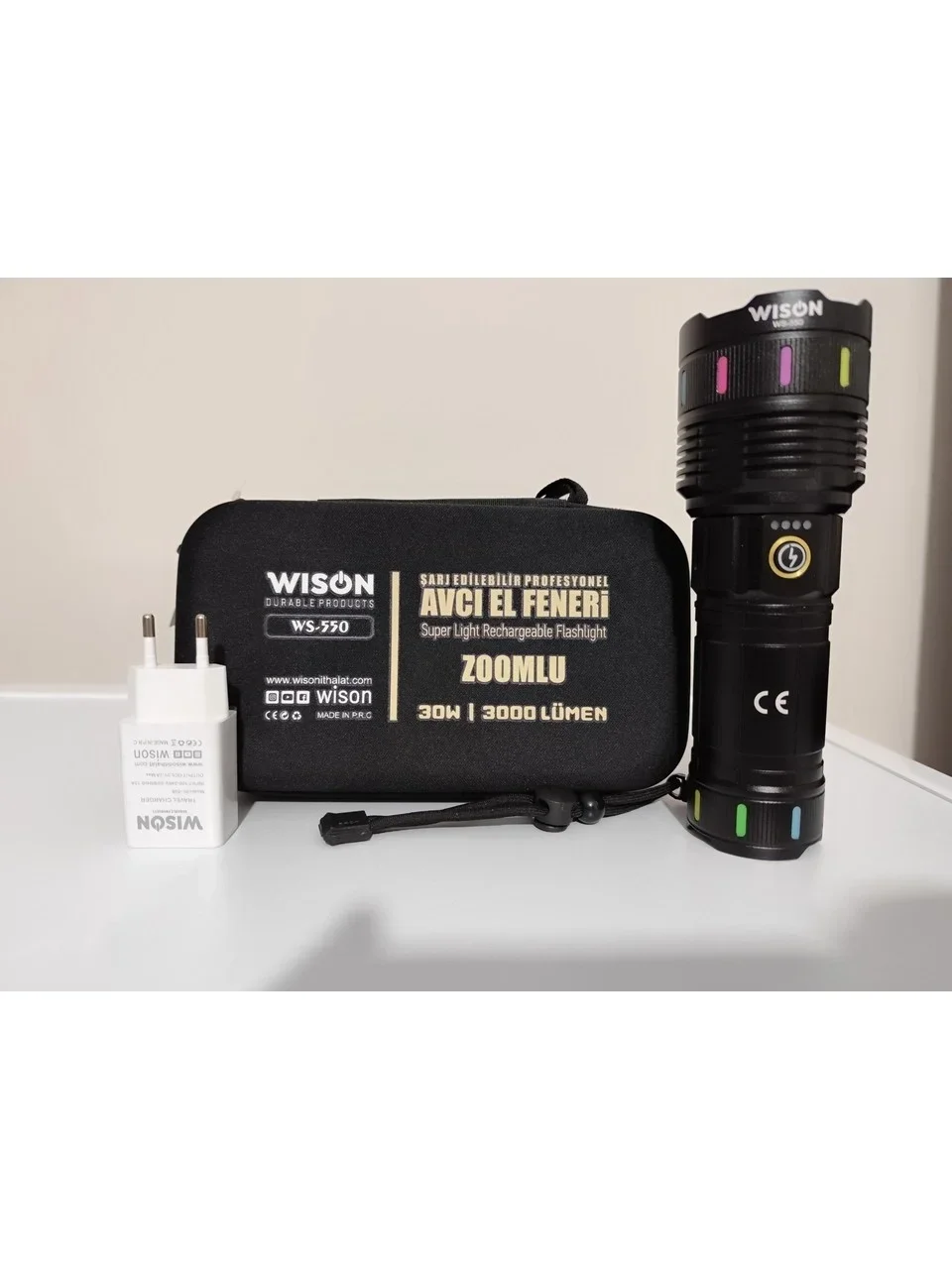 Ws-550 30w 3000 Lümen Zoomlu Profosyonel El Feneri Bx40 Fiyatı, Yorumları ve Özellikleri