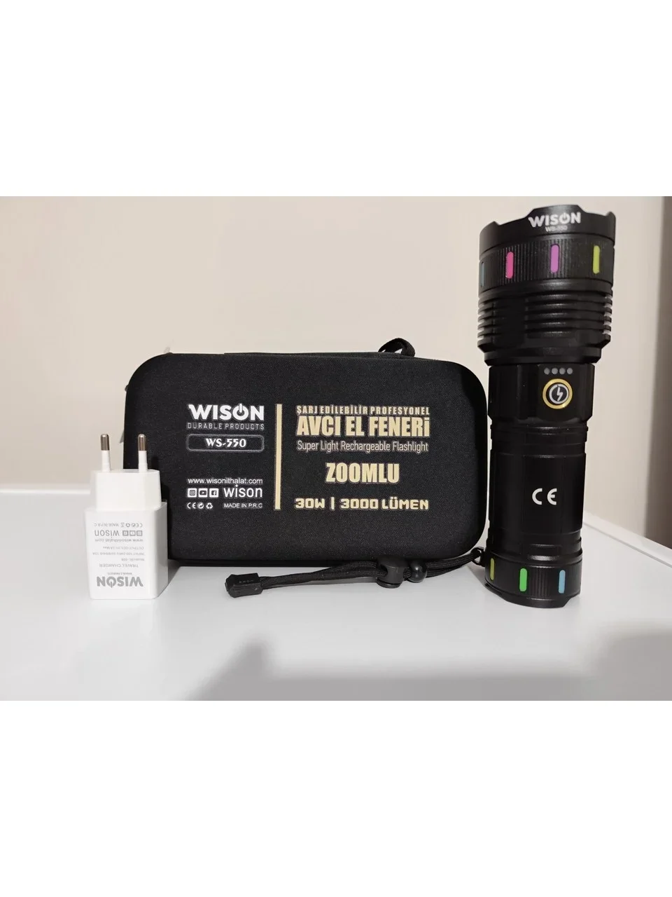Ws-550 30w 3000 Lümen Zoomlu Profosyonel El Feneri Fiyatı, Yorumları ve Özellikleri