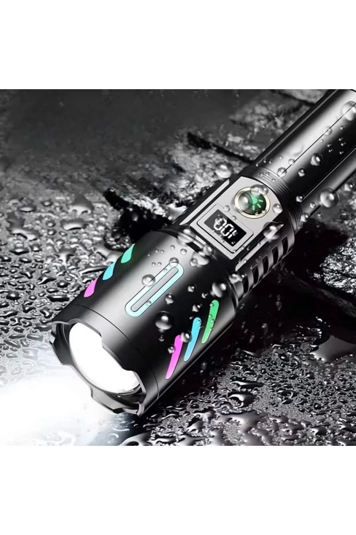 Ws-9944 20w Zoomlu Fosforlu Metal Şarjlı El Feneri