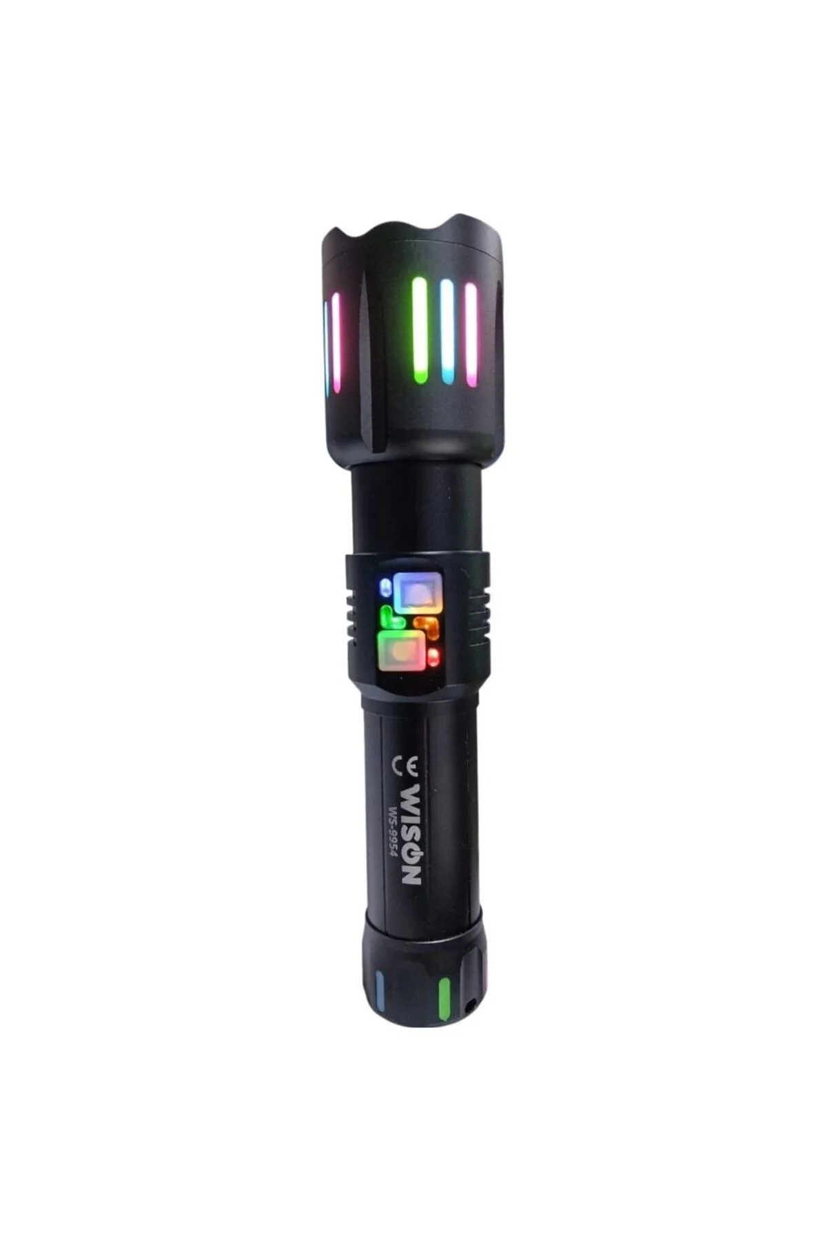 Ws-9954 25w Zoomlu Yeşil Lazerli Metal Şarjlı El Feneri