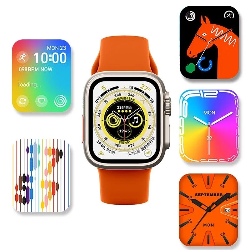 Ws28 Ultra 49mm Siri Tansiyon Ateş Nabız Ölçer Akıllı Saat Ws28 Ultra 49mm Siri Tansiyon Ateş Nabız Ölçer Akıllı Saat