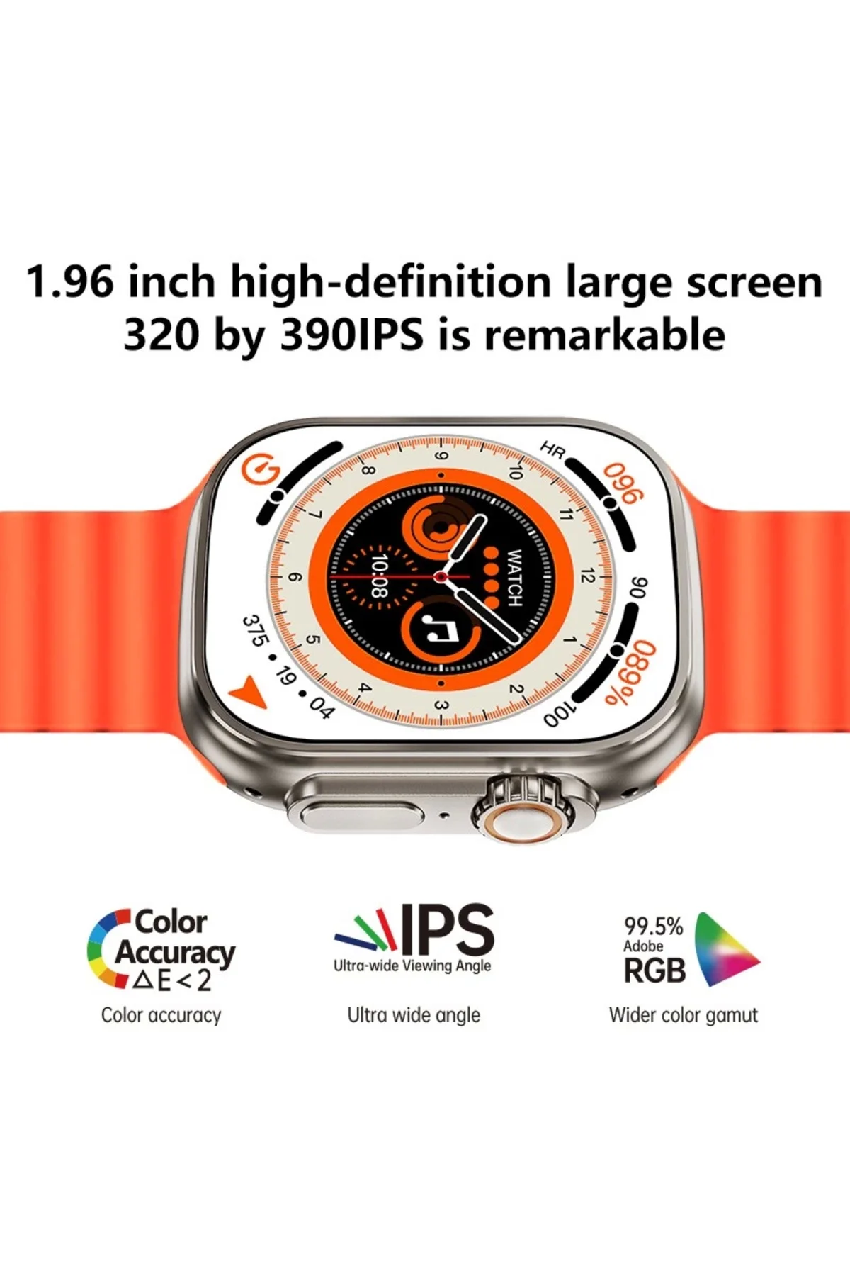Ws28 Ultra 49mm Siri Tansiyon Ateş Nabız Ölçer Akıllı Saat ( Lisi