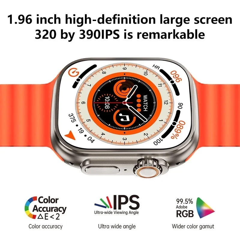 Ws28 Ultra 49mm Siri Tansiyon Ateş Nabız Ölçer Akıllı Saat Ws28 Ultra 49mm Siri Tansiyon Ateş Nabız Ölçer Akıllı Saat