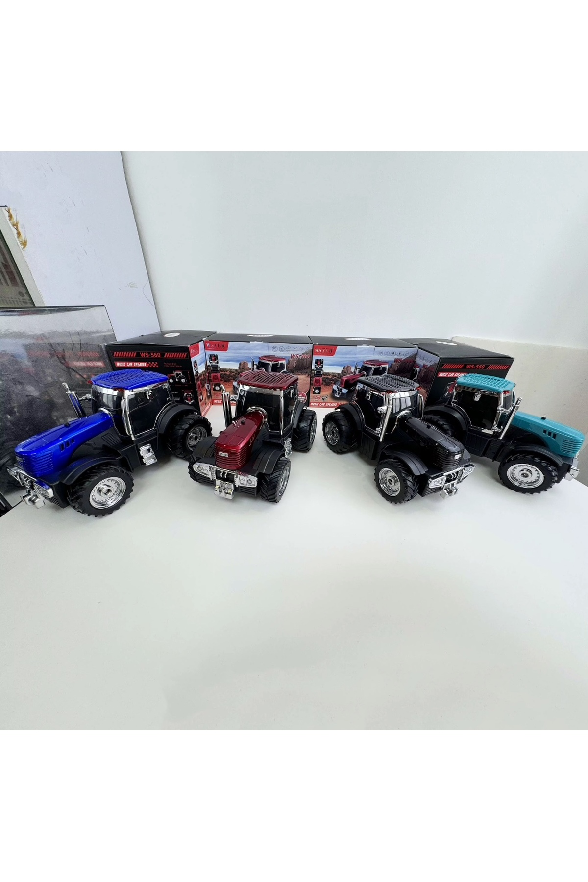 Rosepremium Wster Ws-560 Traktör Görünümlü Taşinabilir Kablosuz Bluetooth Hop Rosepremium Wster Ws-560 Traktör Görünümlü Taşinabilir Kablosuz Bluetooth Hop