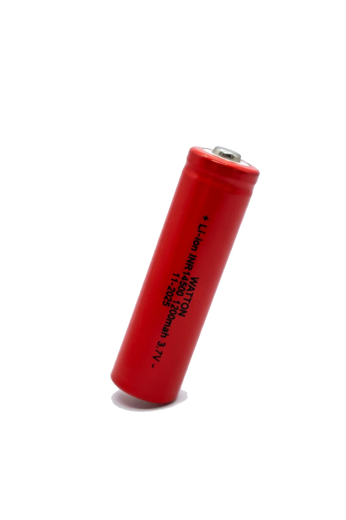 WT-14500 1200mAh 3.7V Li-ion Şarj Edilebilir Pil - Kırmızı WT-14500 1200mAh 3.7V Li-ion Şarj Edilebilir Pil - Kırmızı