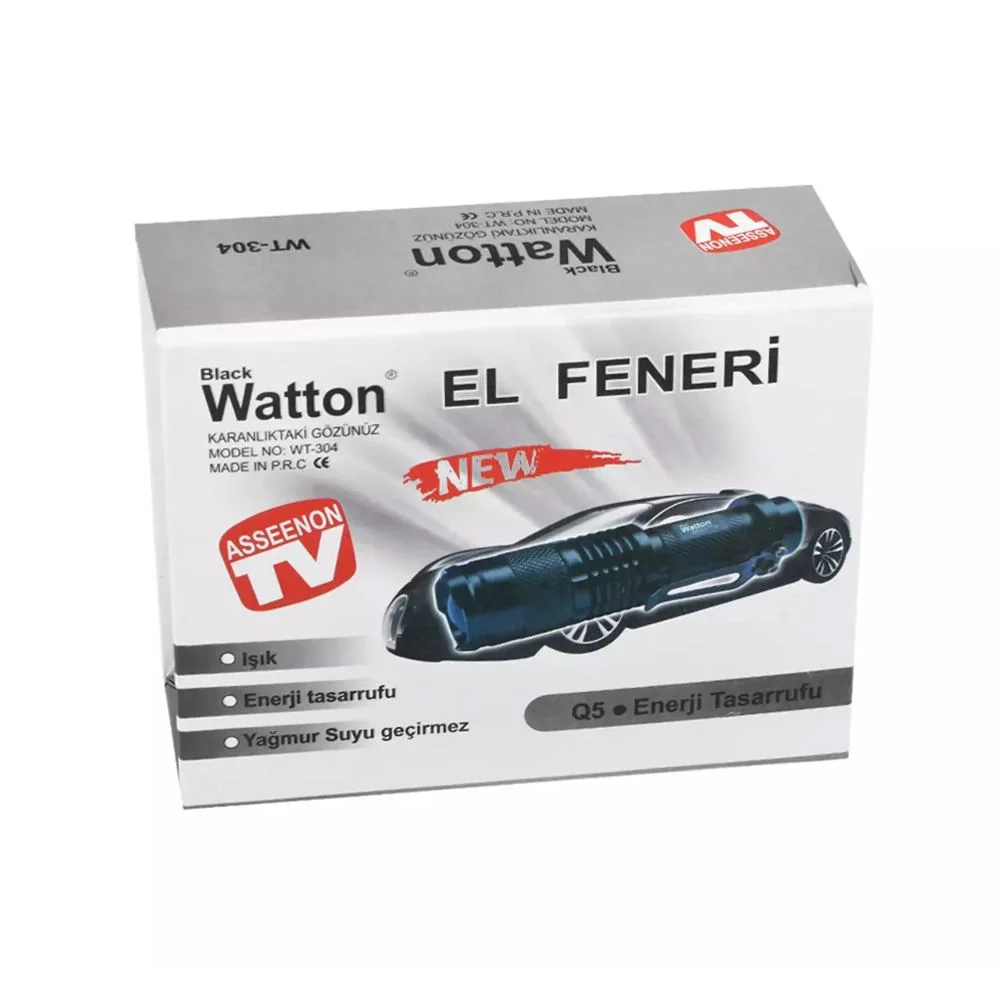 Wt-304 Mini Şarjlı El Feneri - Zoom LED, 200mt Menzil Fiyatı, Yorumları ve Özellikleri