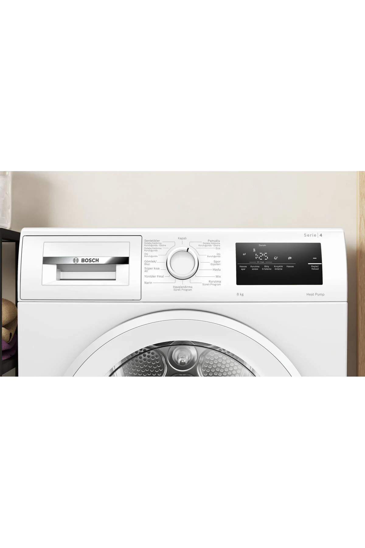 WTH22201TR 8 Kg Beyaz A++ Kurutma Makinesi