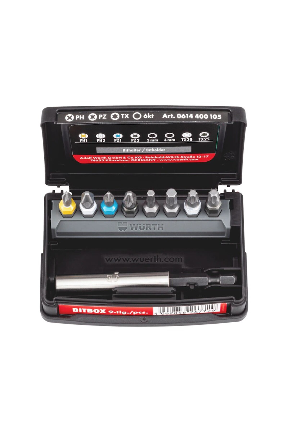 WÜRTH BİTS UÇ SETİ PH/PZ/TX/ALLEN-9P WÜRTH BİTS UÇ SETİ PH/PZ/TX/ALLEN-9P